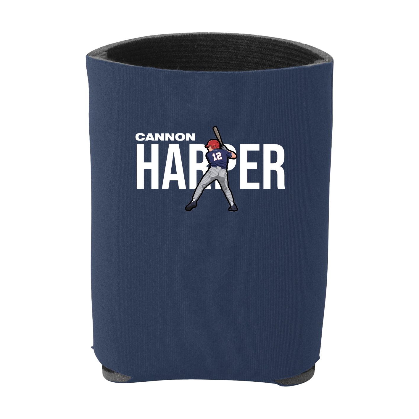 Can Holder — Player Name in Navy