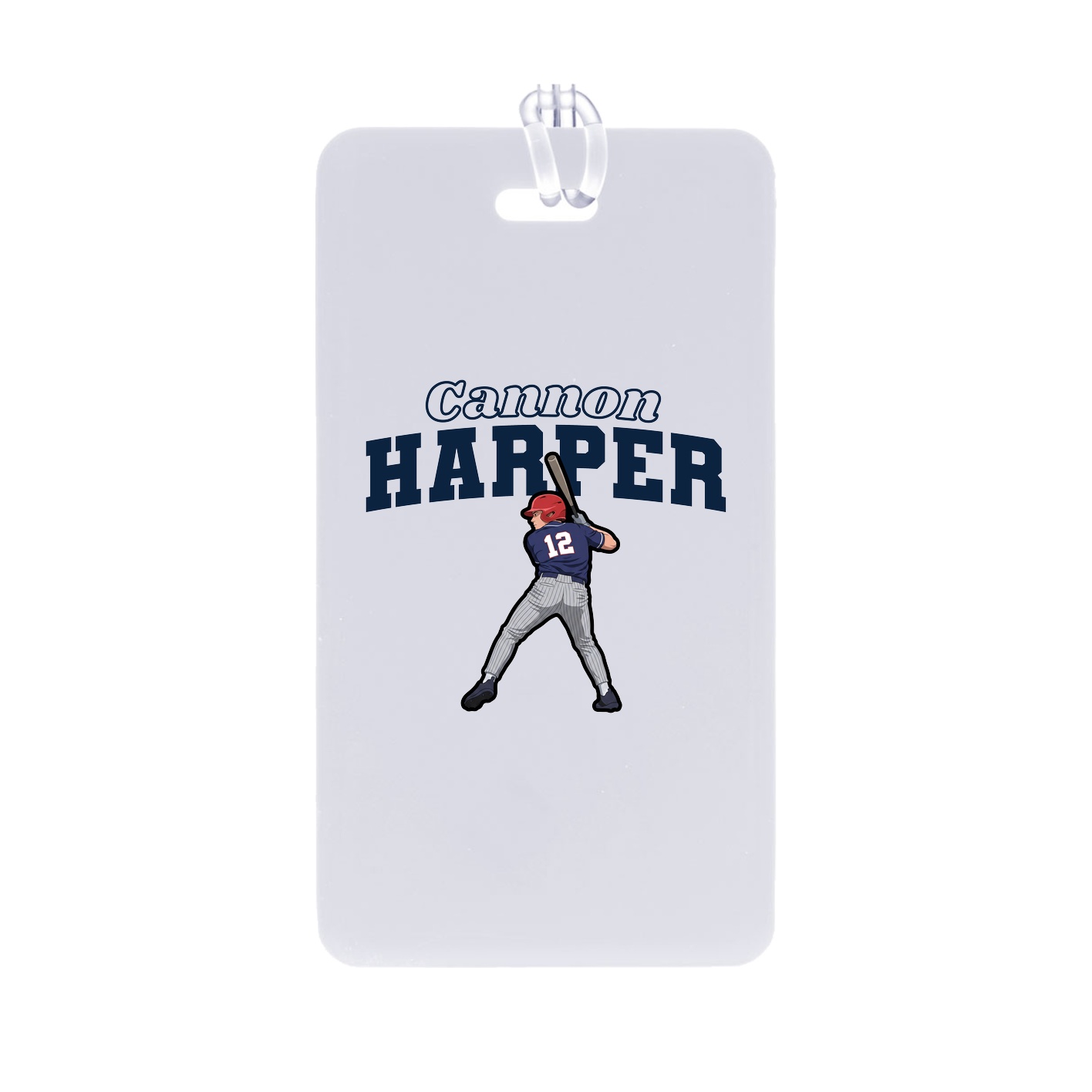 Bag Tag — Name Arch in Classic