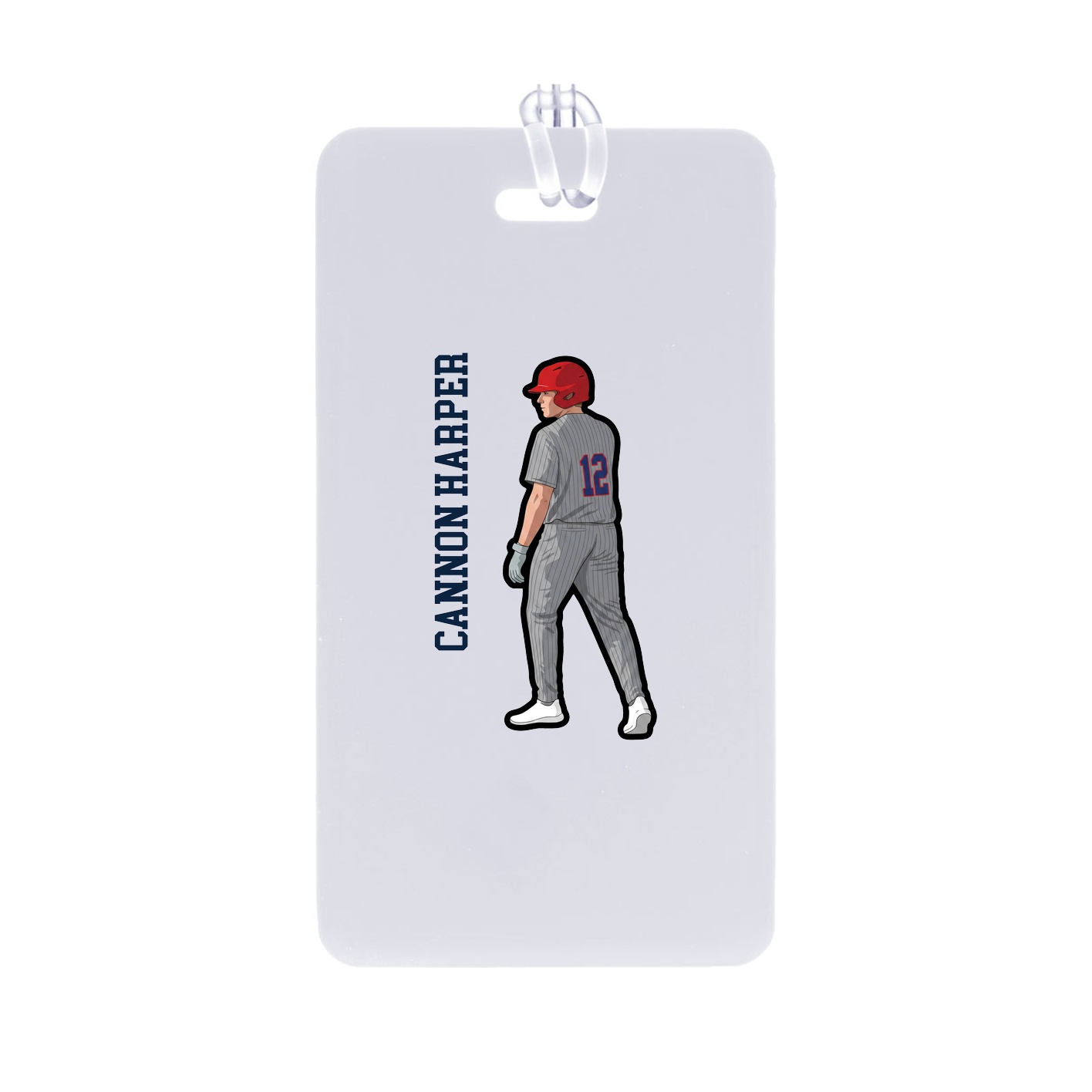 Bag Tag — Name Vertical in Classic