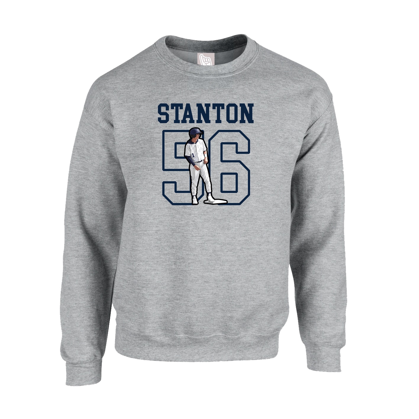 Fleece Crew — Shirsey in Grey