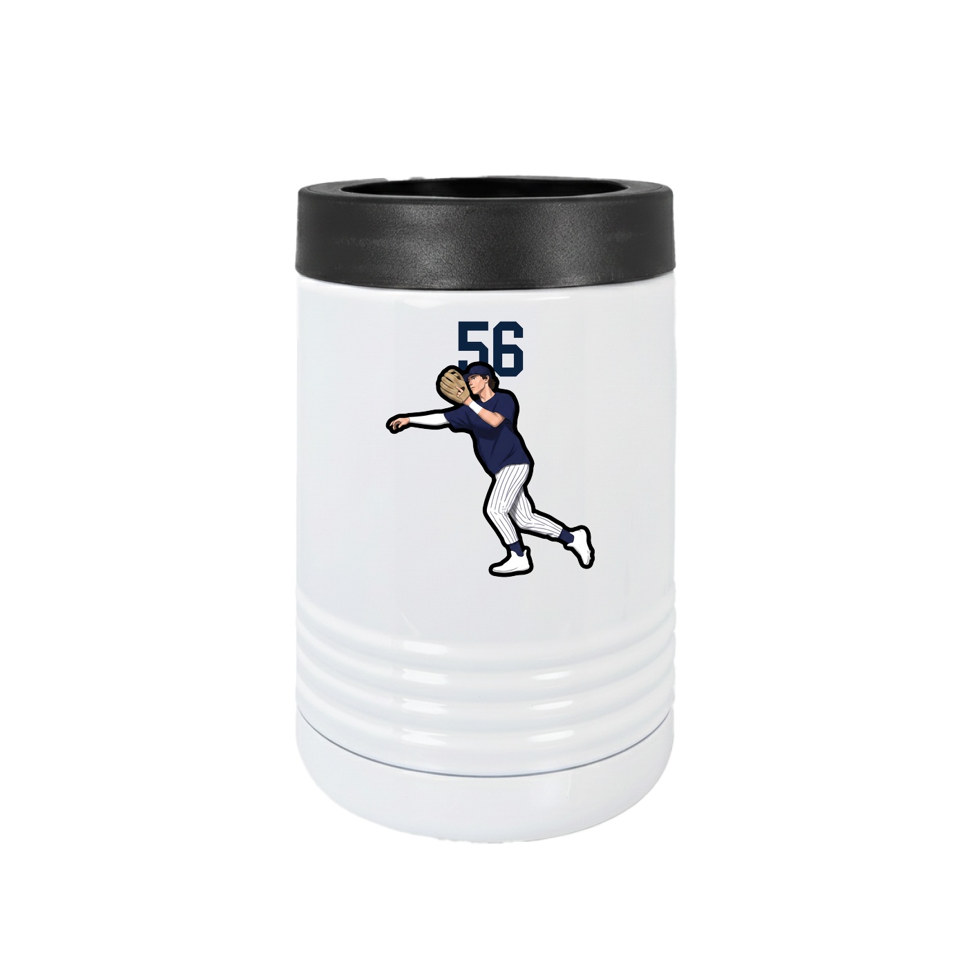 Beverage Holder — Number Top in White