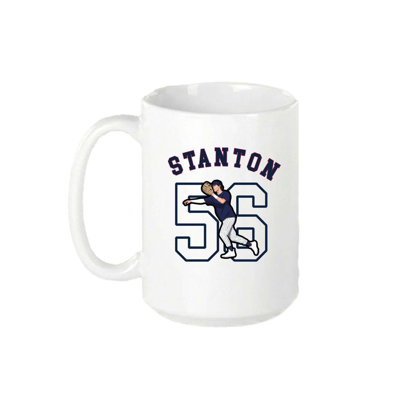 15oz Coffee Mug — Shirsey Arch in White