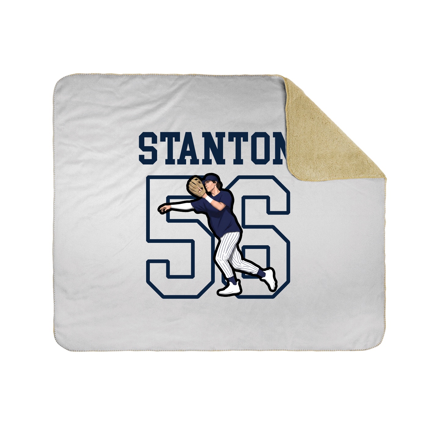 Throw Blanket — Shirsey in White