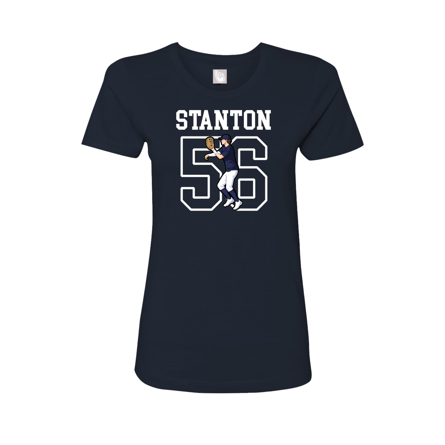 Fitted Women's Tee — Shirsey in Navy