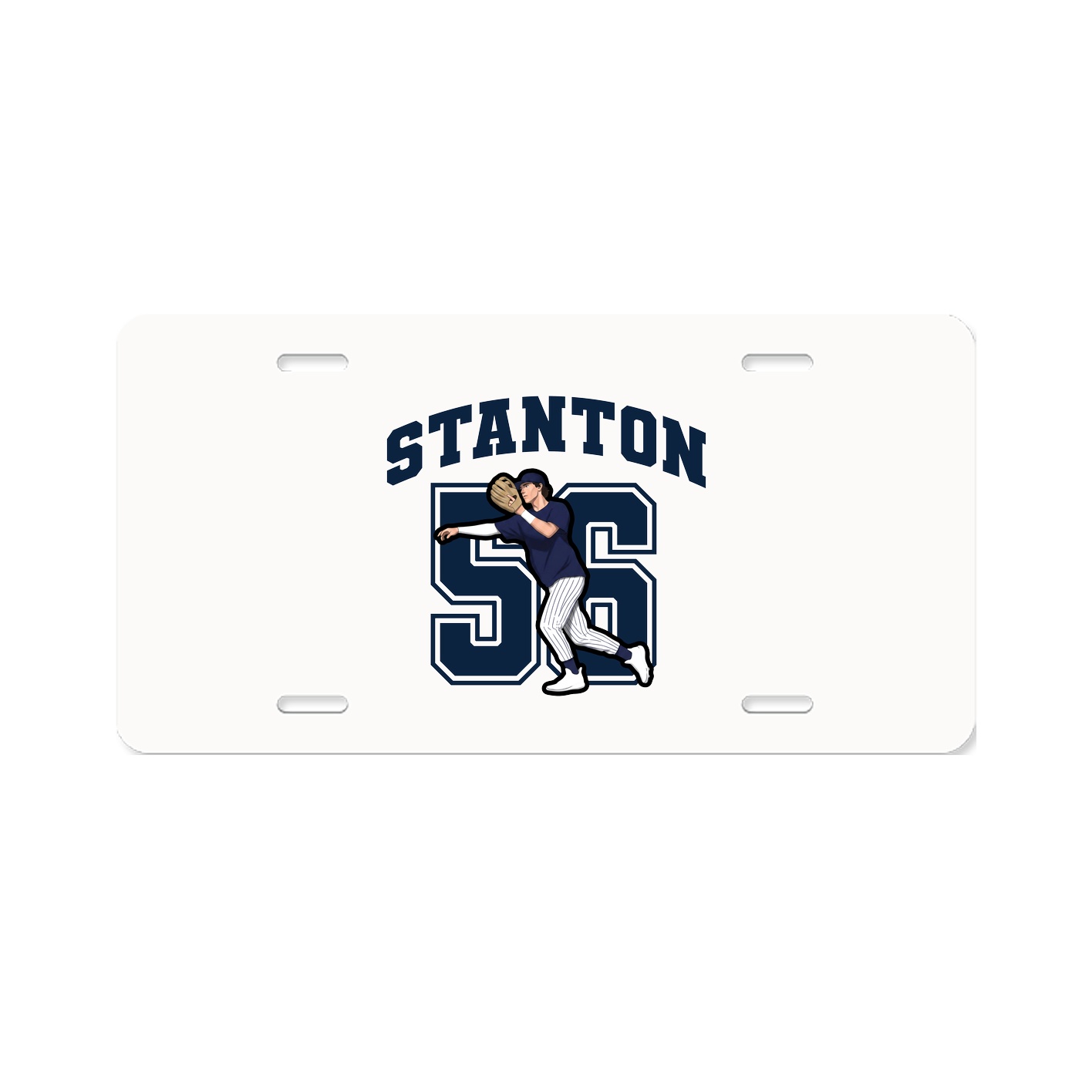 License Plate — Number in Classic