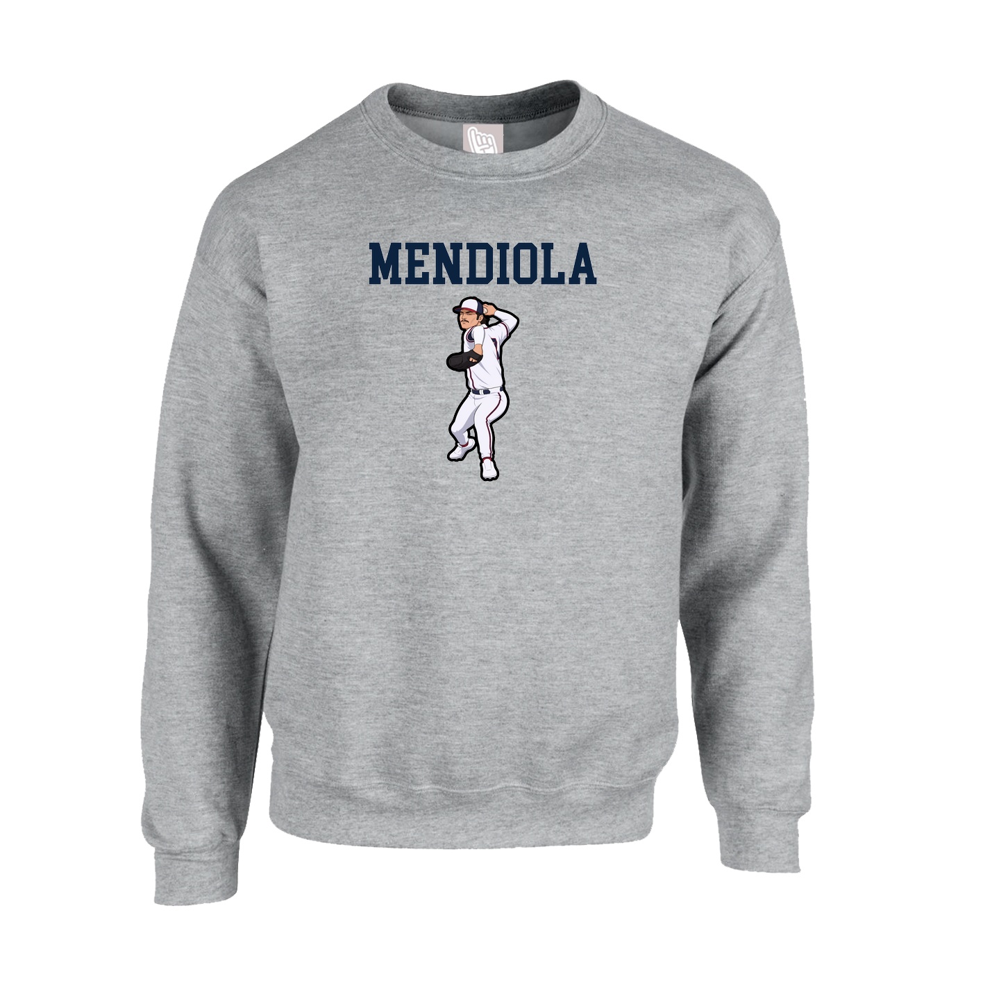 Fleece Crew — Shirsey in Grey