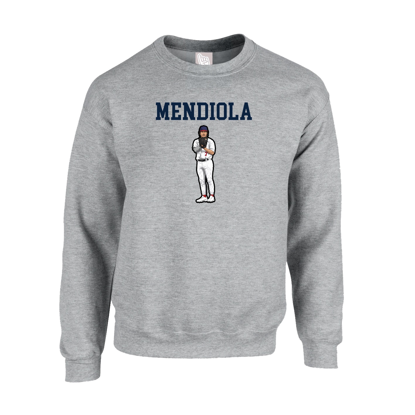 Fleece Crew — Shirsey in Grey