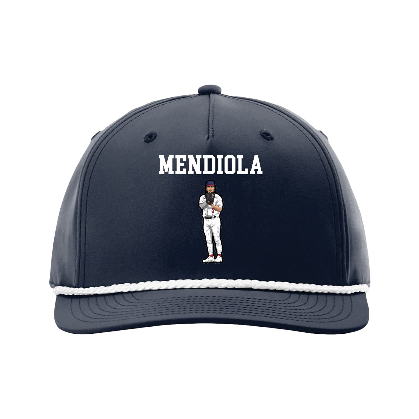 Five-Panel Classic Rope Cap — Shirsey in Navy
