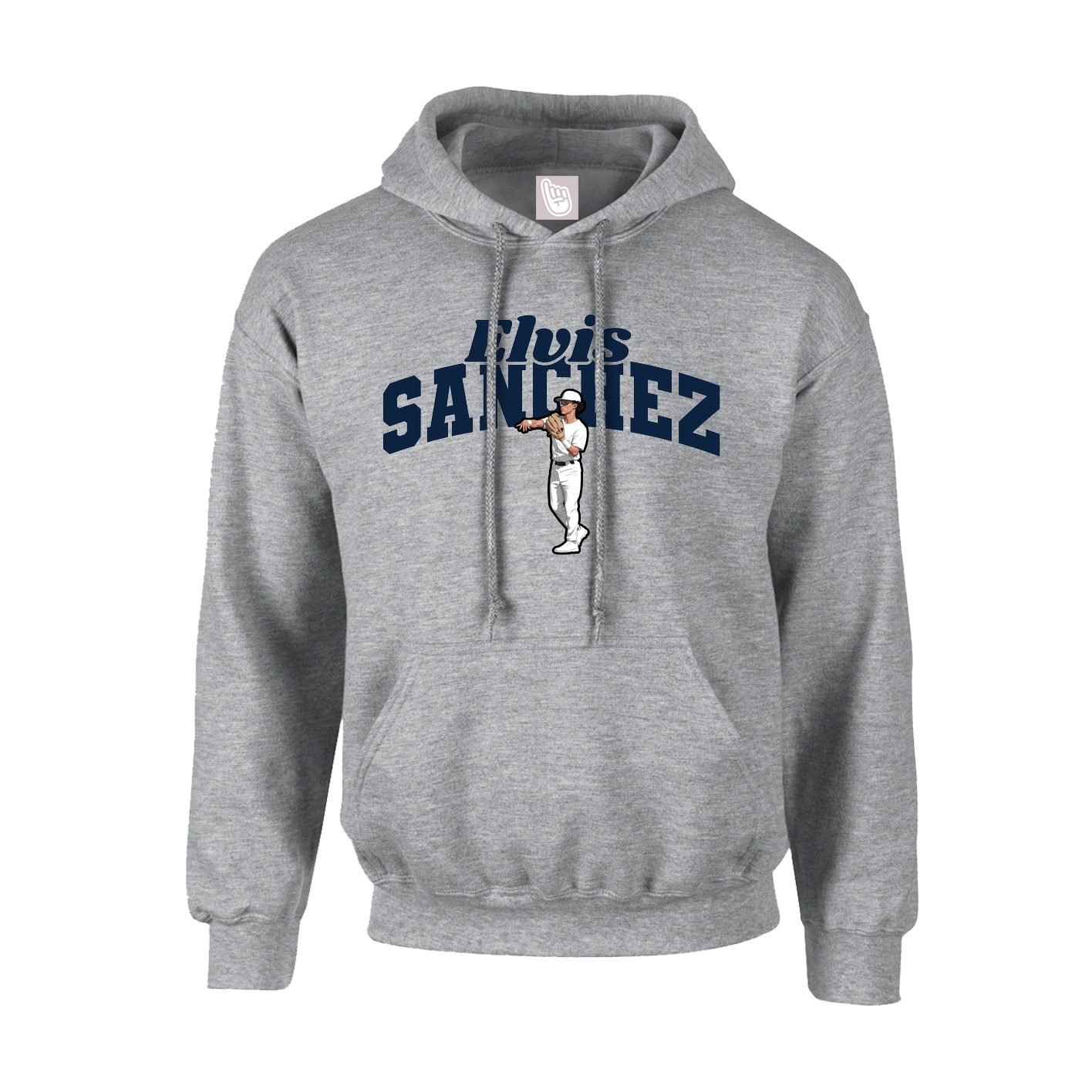 Hoodie — Signature Arch in Grey