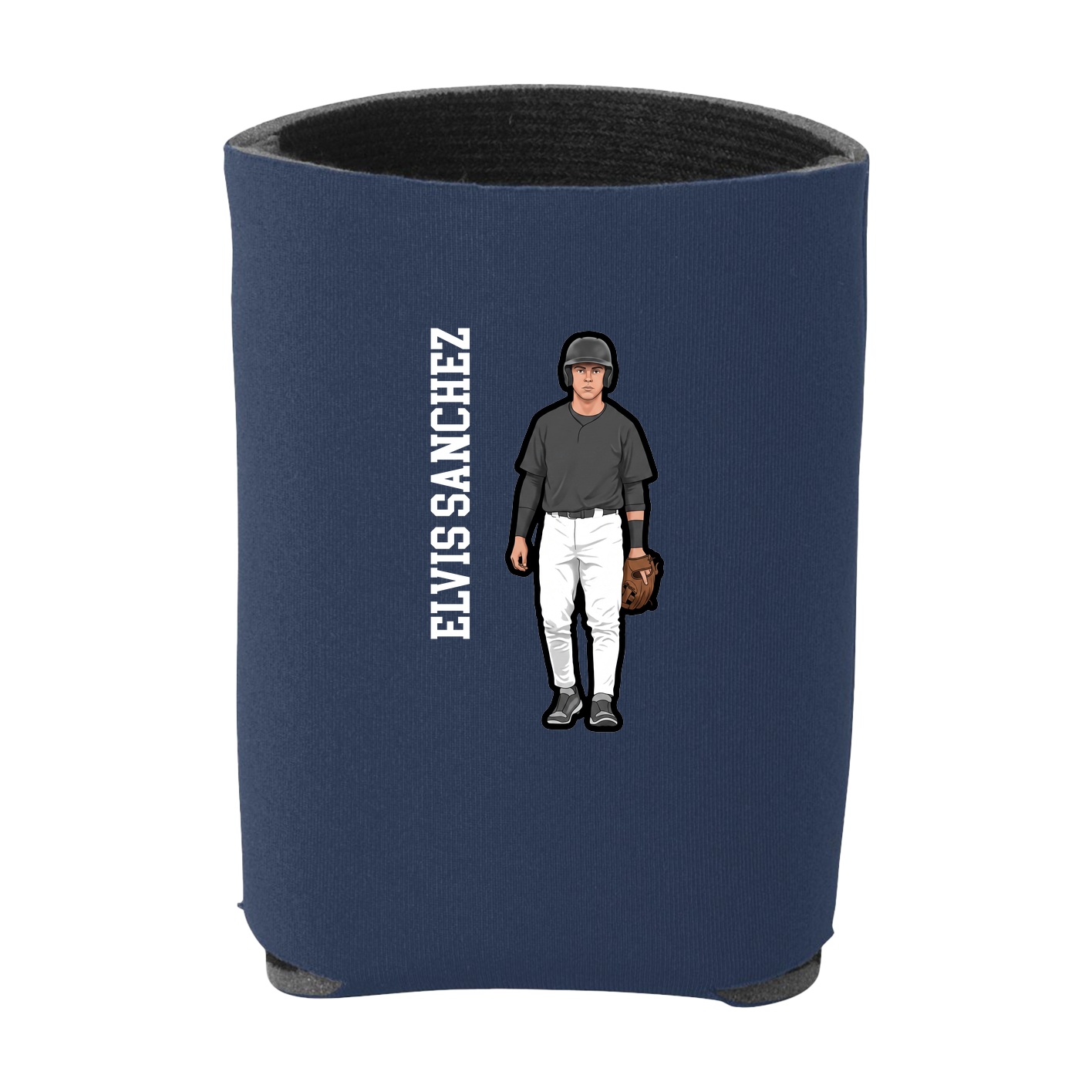 Can Holder — Name Vertical in Navy