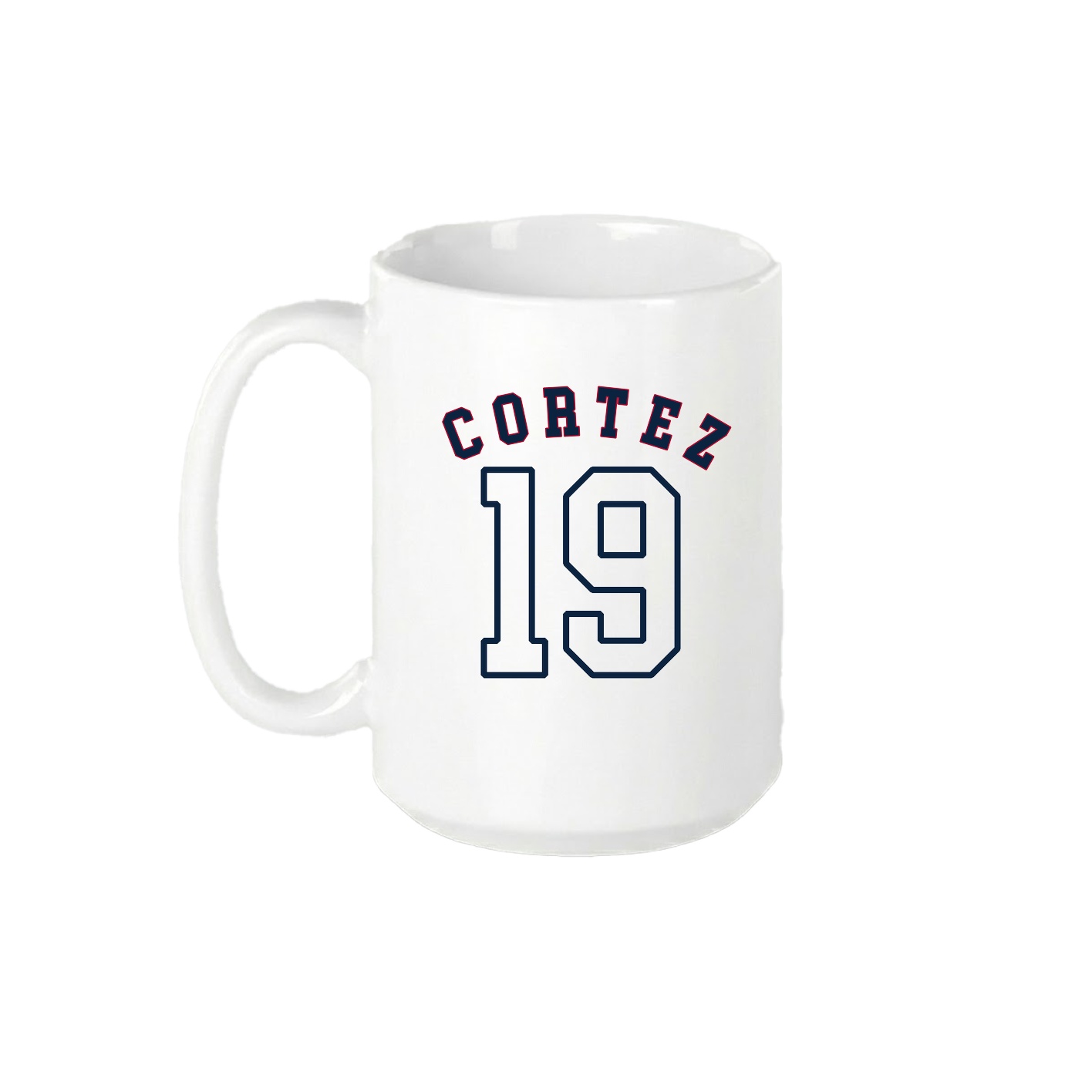 15oz Coffee Mug — Shirsey Arch in White