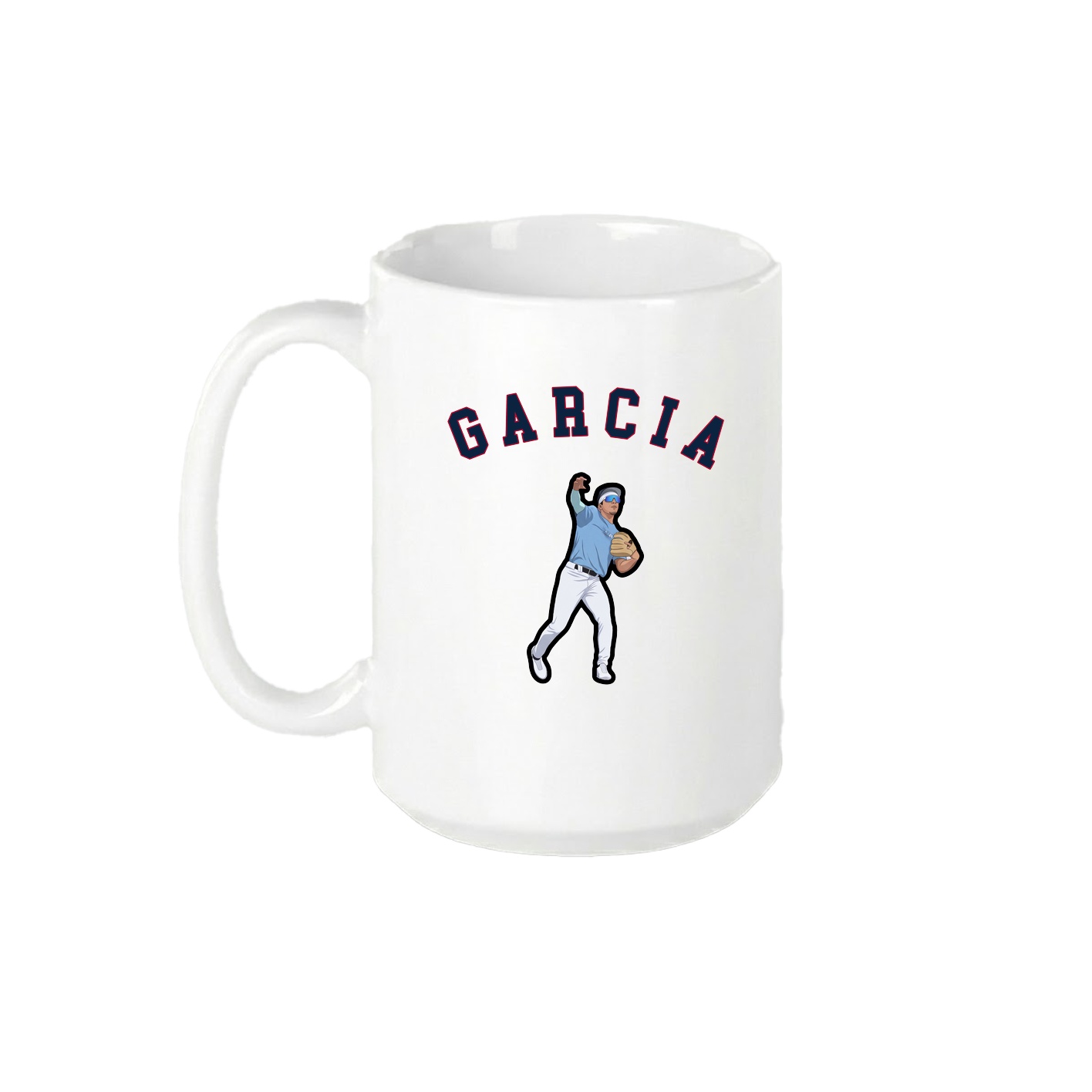 15oz Coffee Mug — Shirsey Arch in White