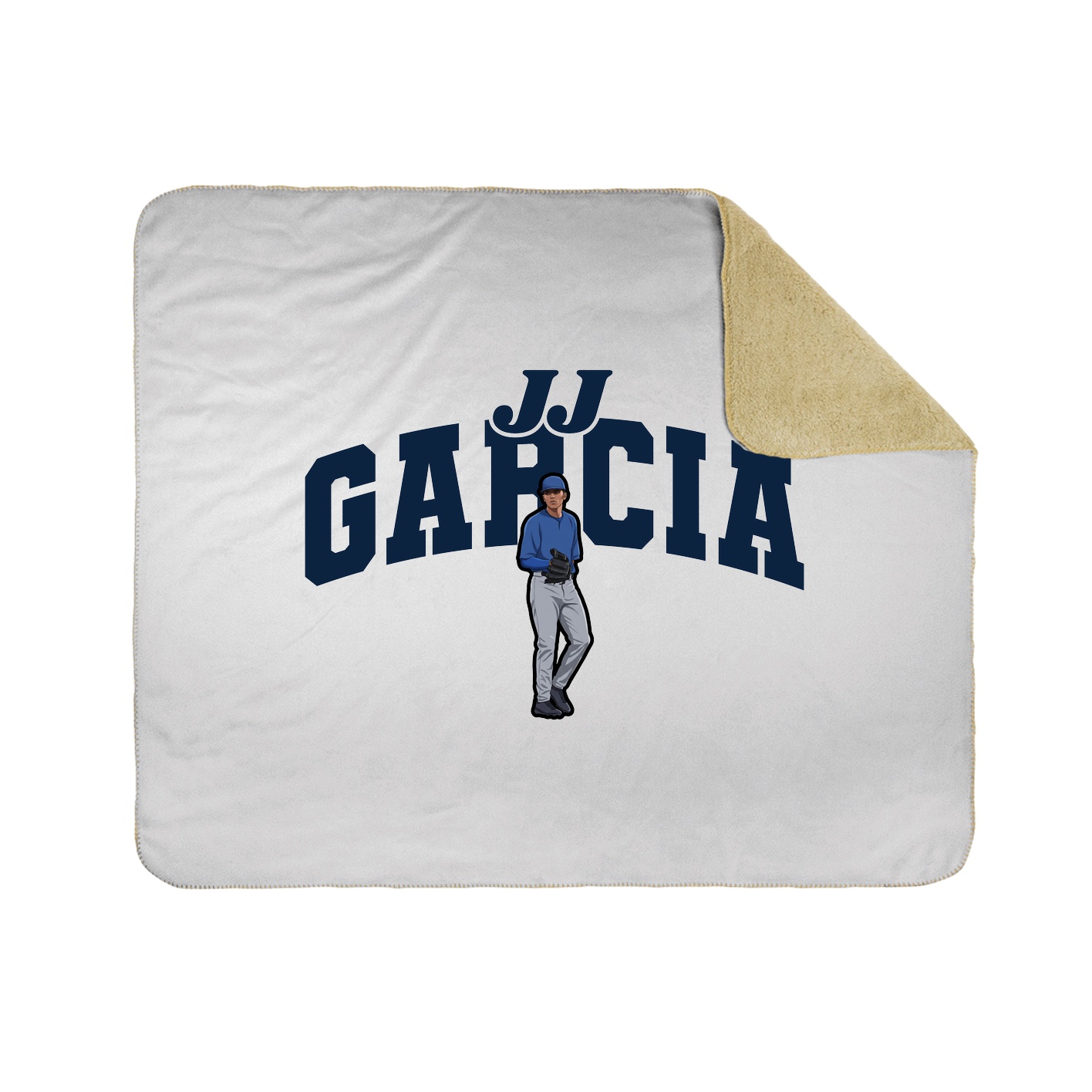 Throw Blanket — Signature Arch in White