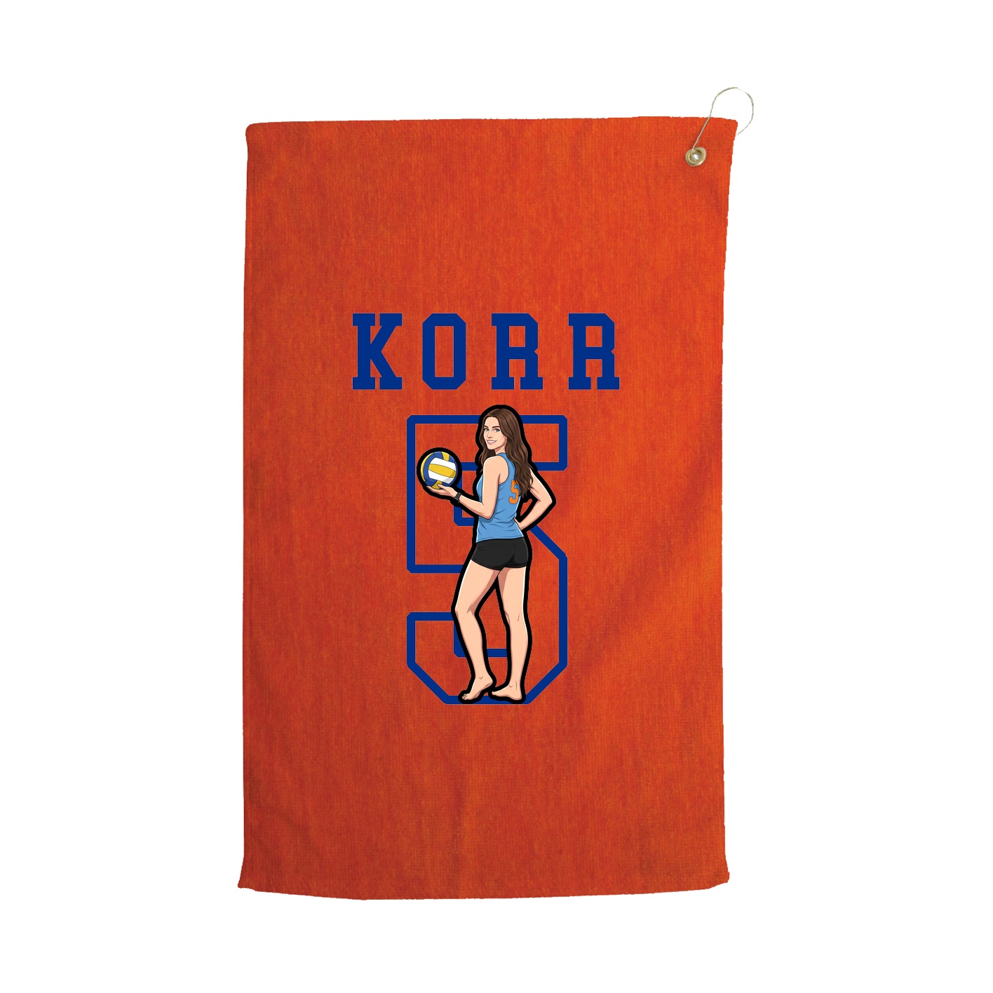 Golf Towel — Shirsey in Orange