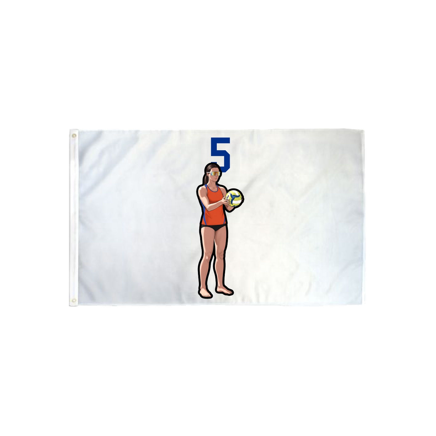 3x5 Flag — Number Top in Classic