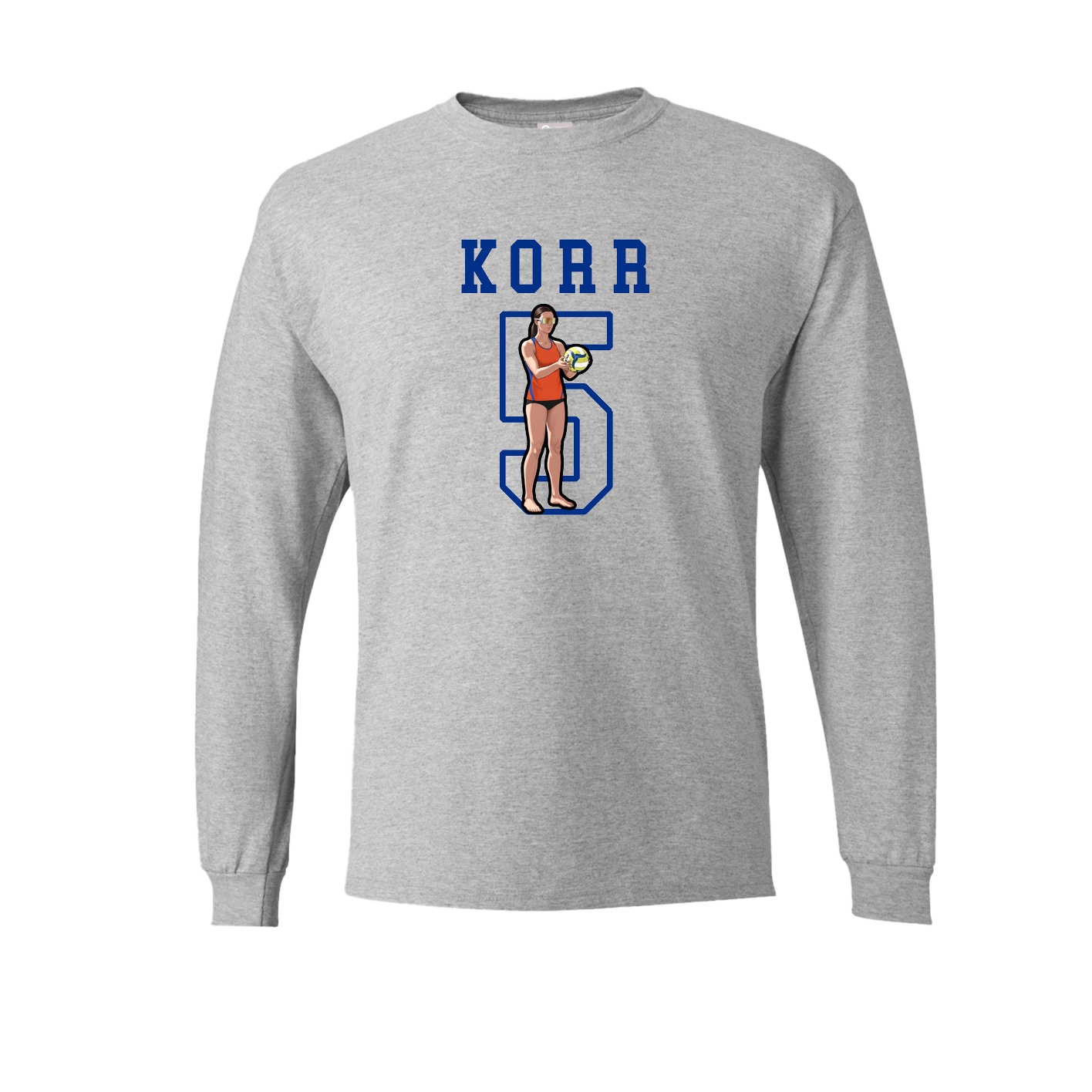 Long Sleeve Tee — Shirsey in Grey