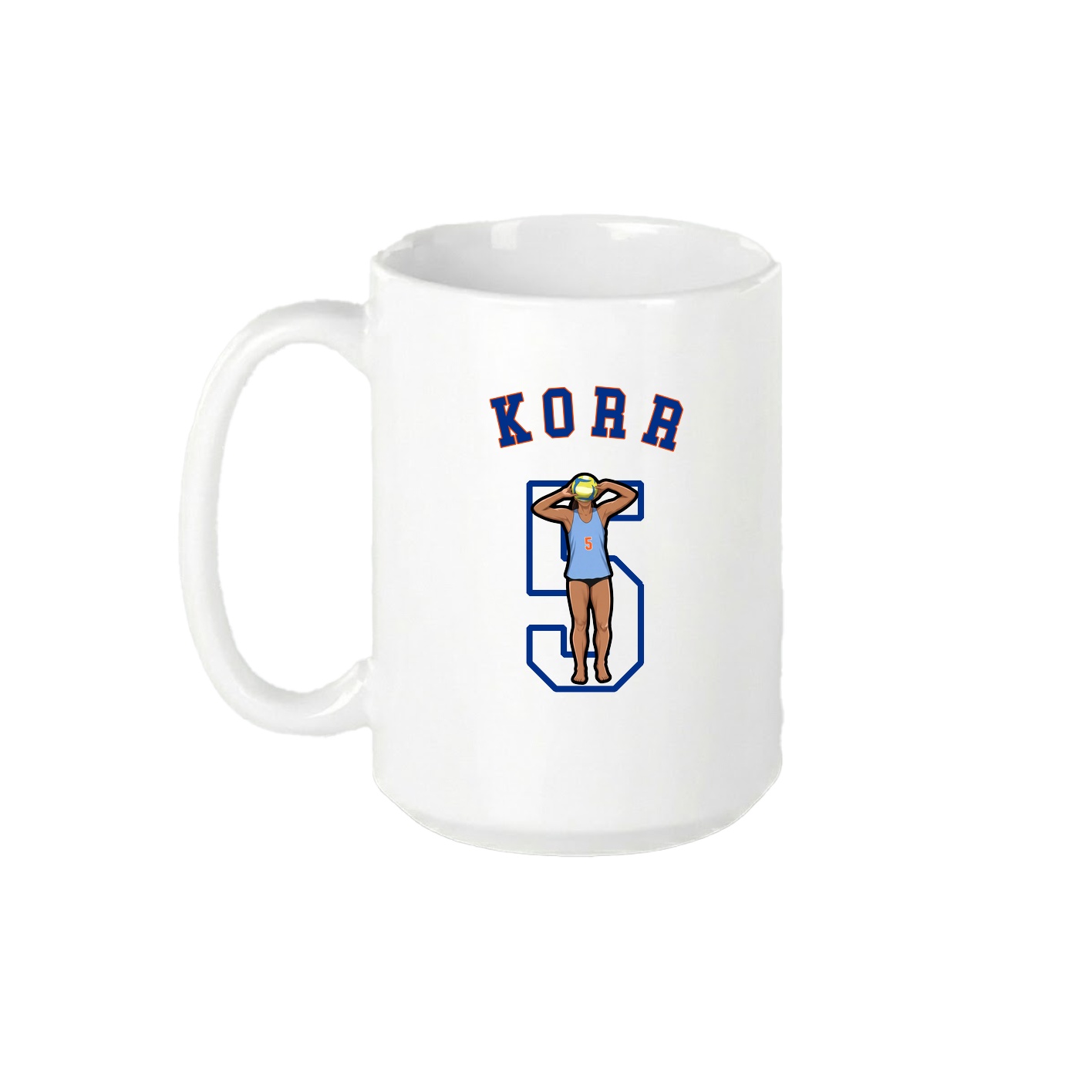 15oz Coffee Mug — Shirsey Arch in White