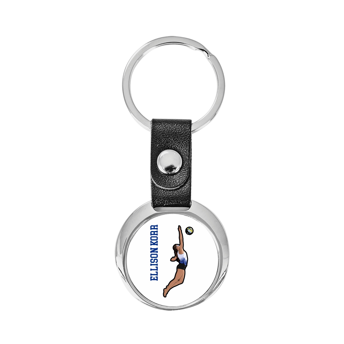 Key Chain — Name Vertical in Classic