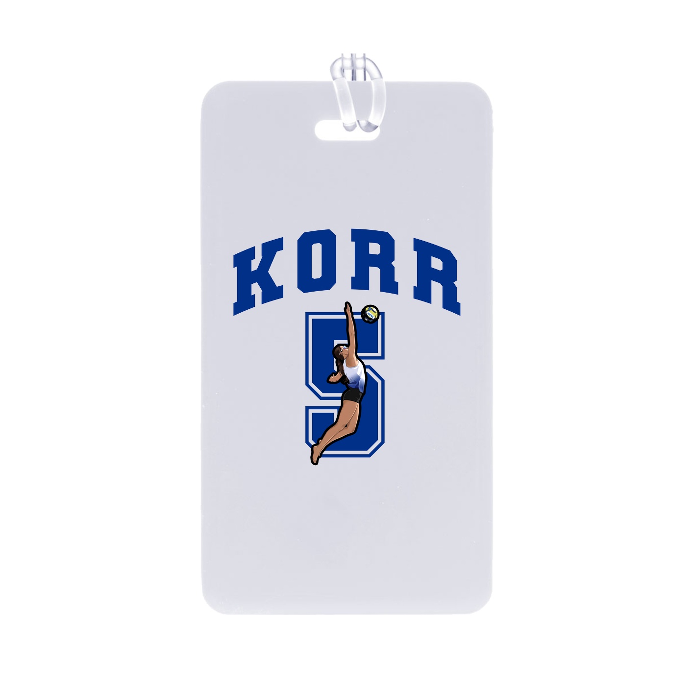 Bag Tag — Number in Classic