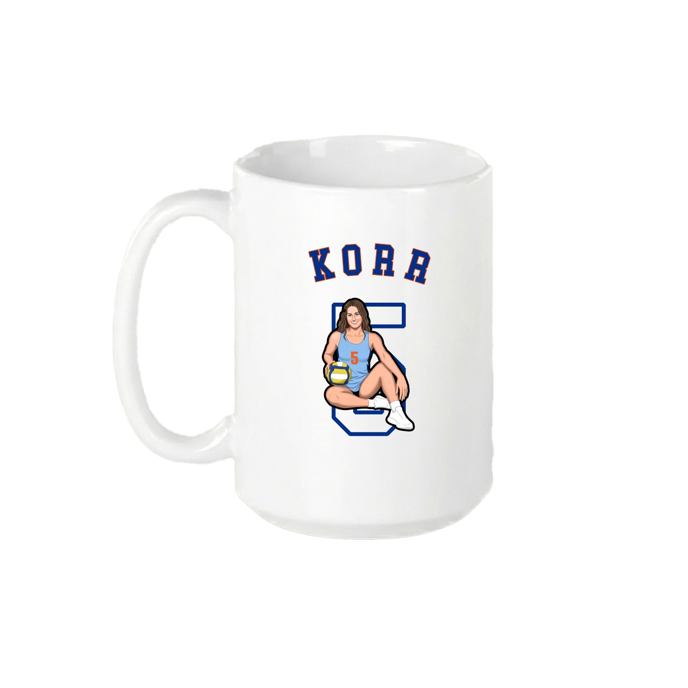 15oz Coffee Mug — Shirsey Arch in White