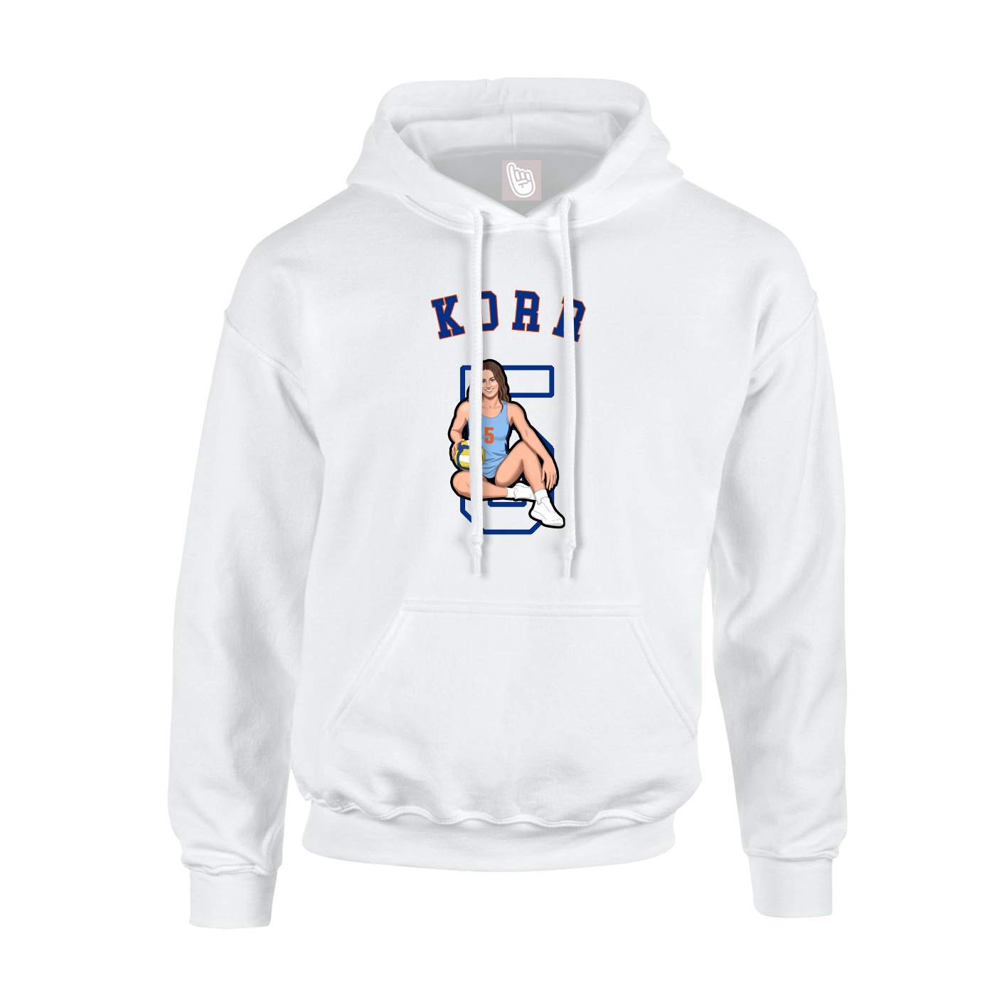 Youth Hoodie — Shirsey Arch in White
