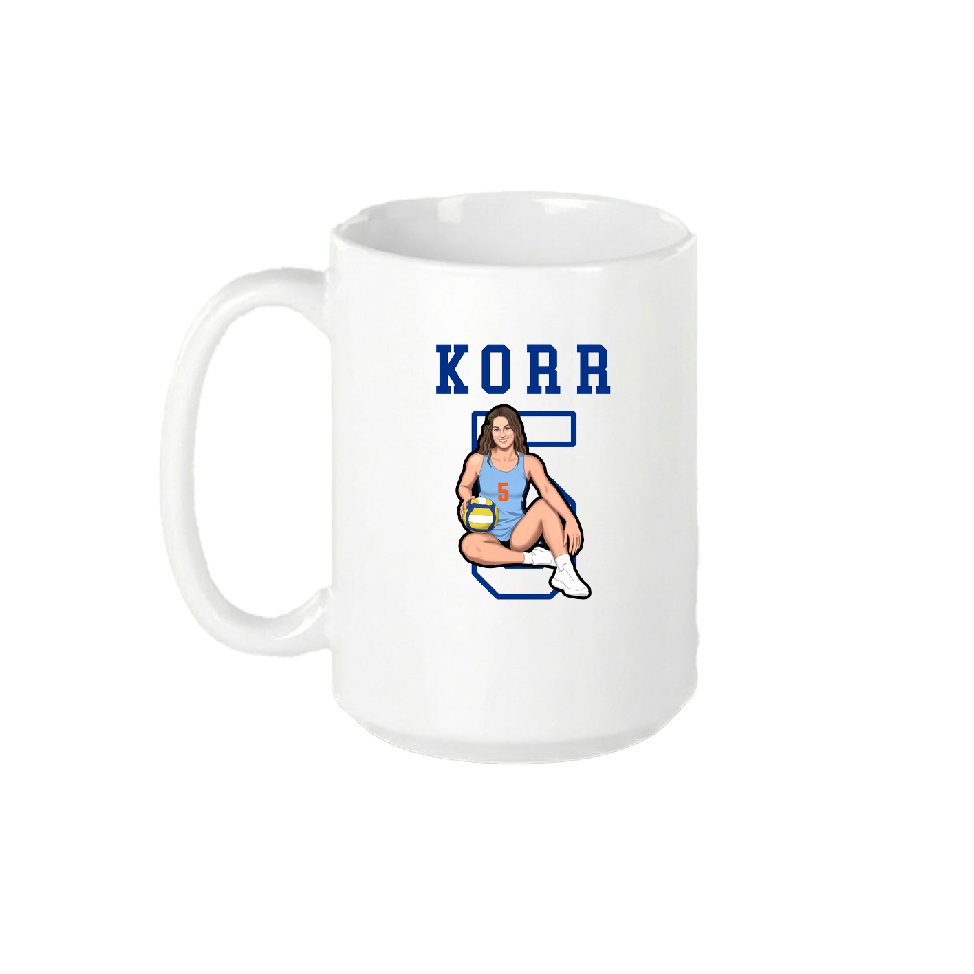 15oz Coffee Mug — Shirsey in White