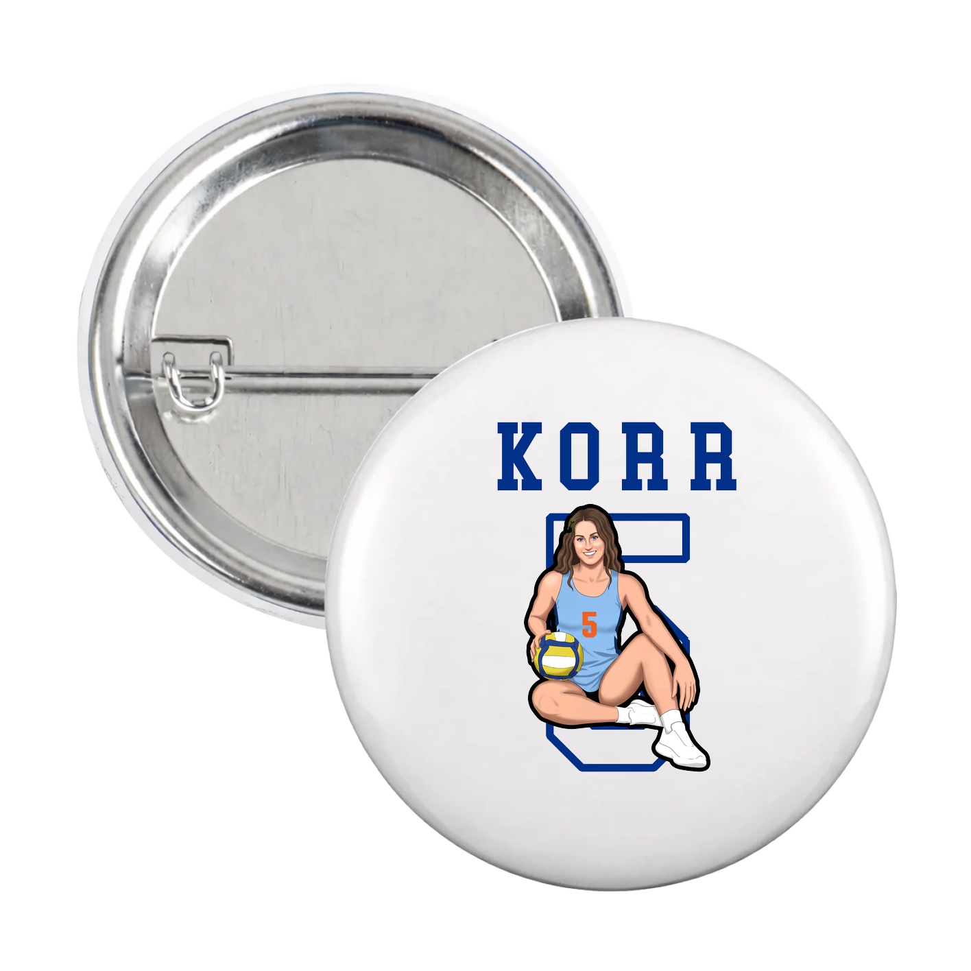Game Day Button — Shirsey in White