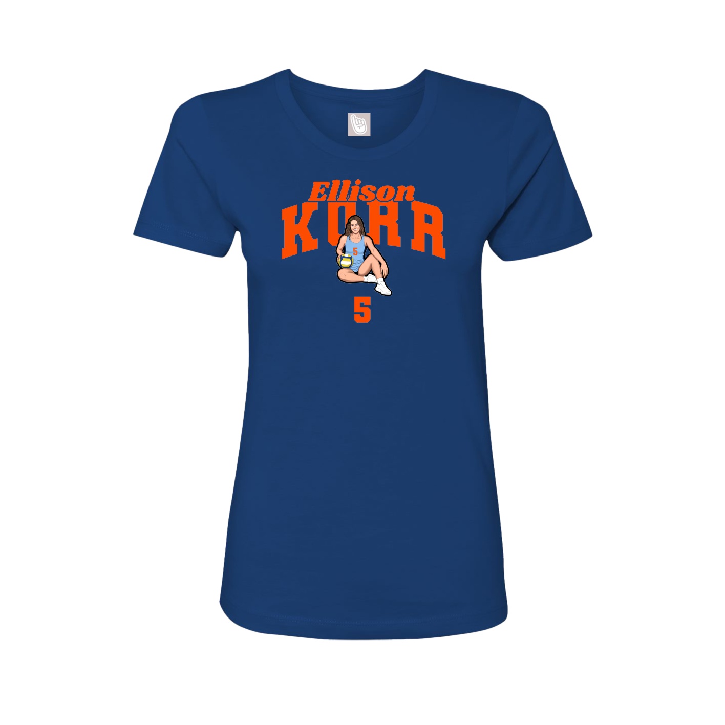 Womens Tee — Signature Arch in Royal
