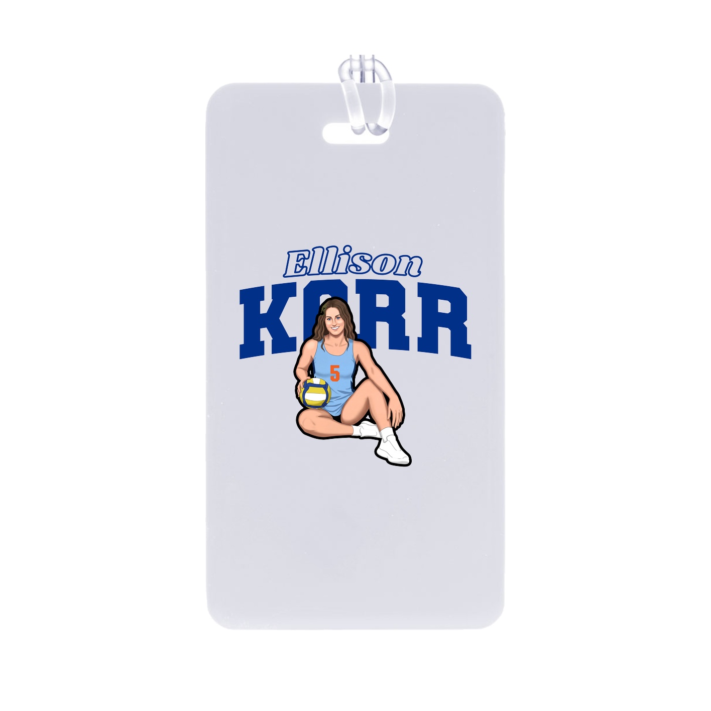 Bag Tag — Name Arch in Classic