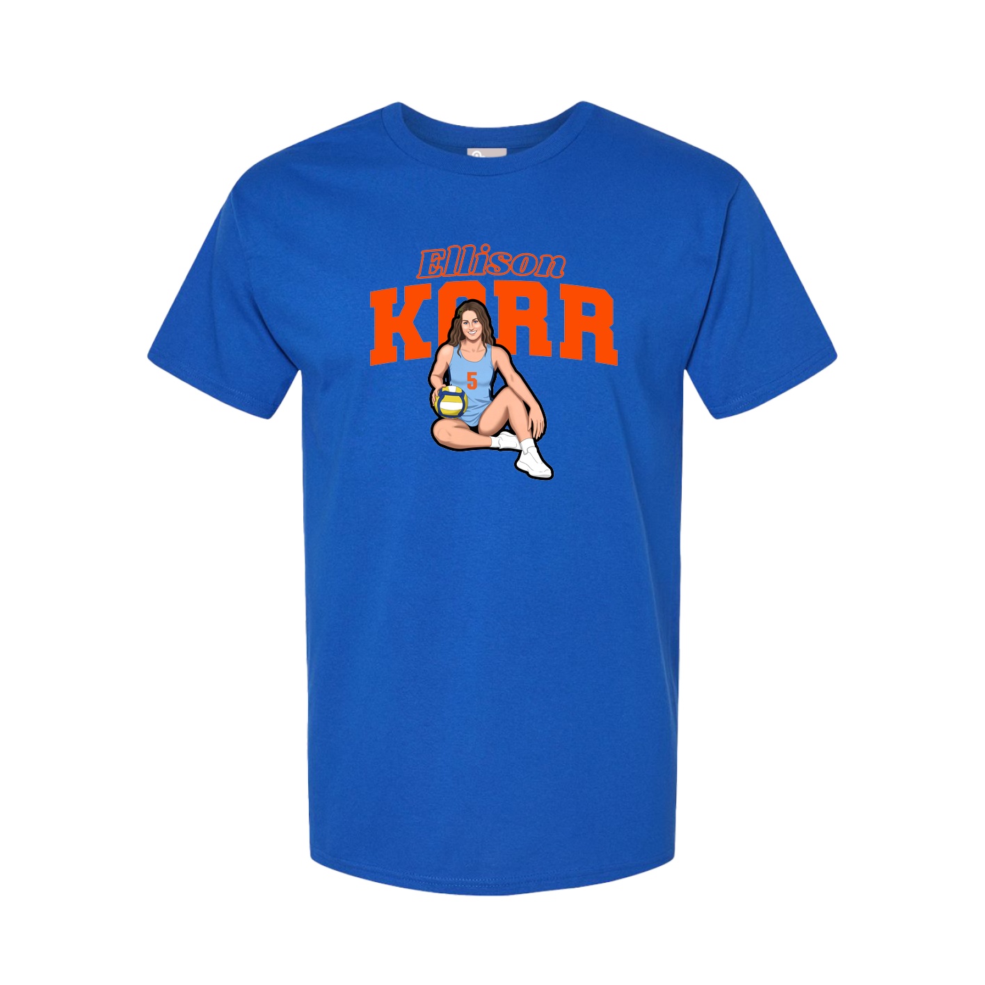 Tee — Name Arch in Royal