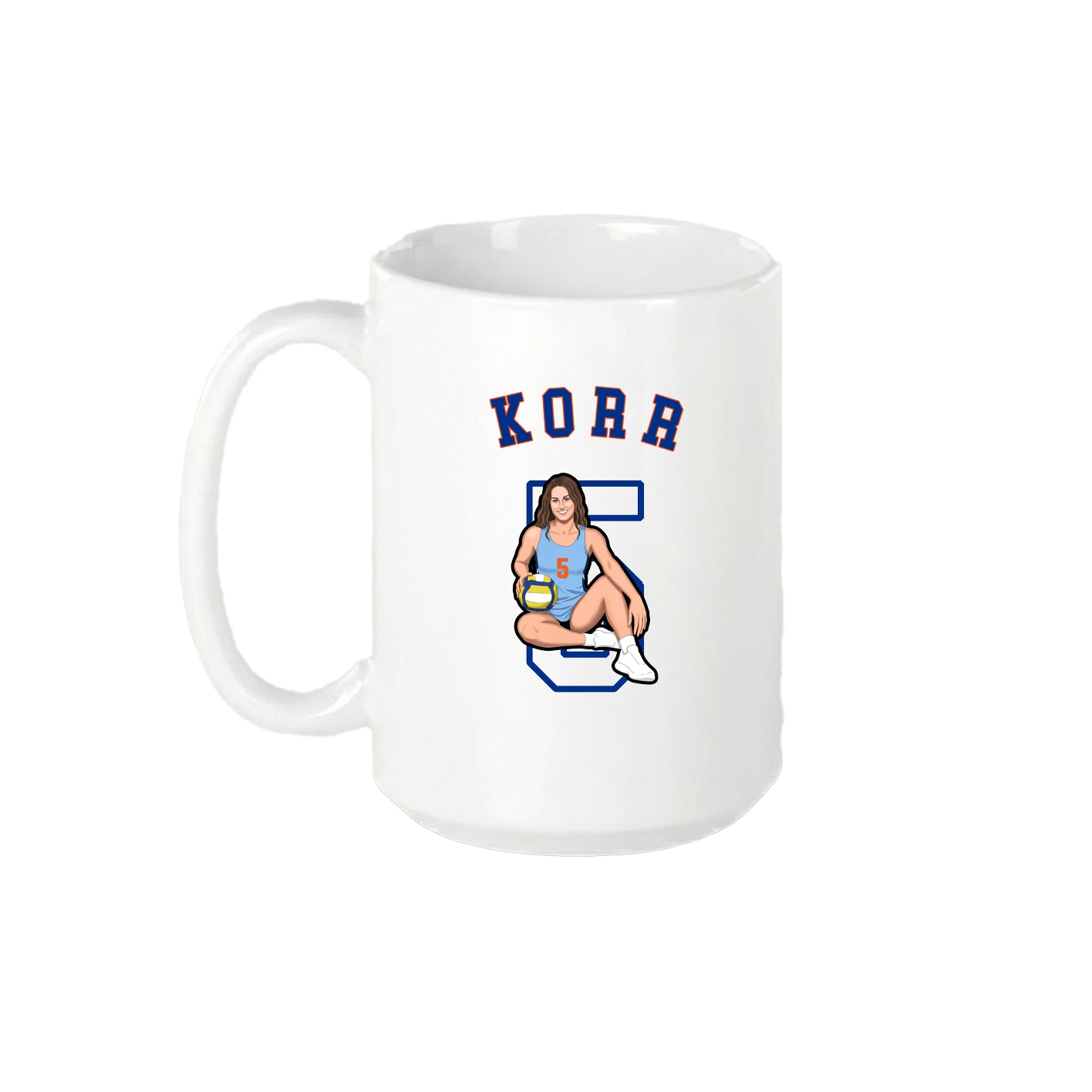 15oz Coffee Mug — Shirsey Arch in White