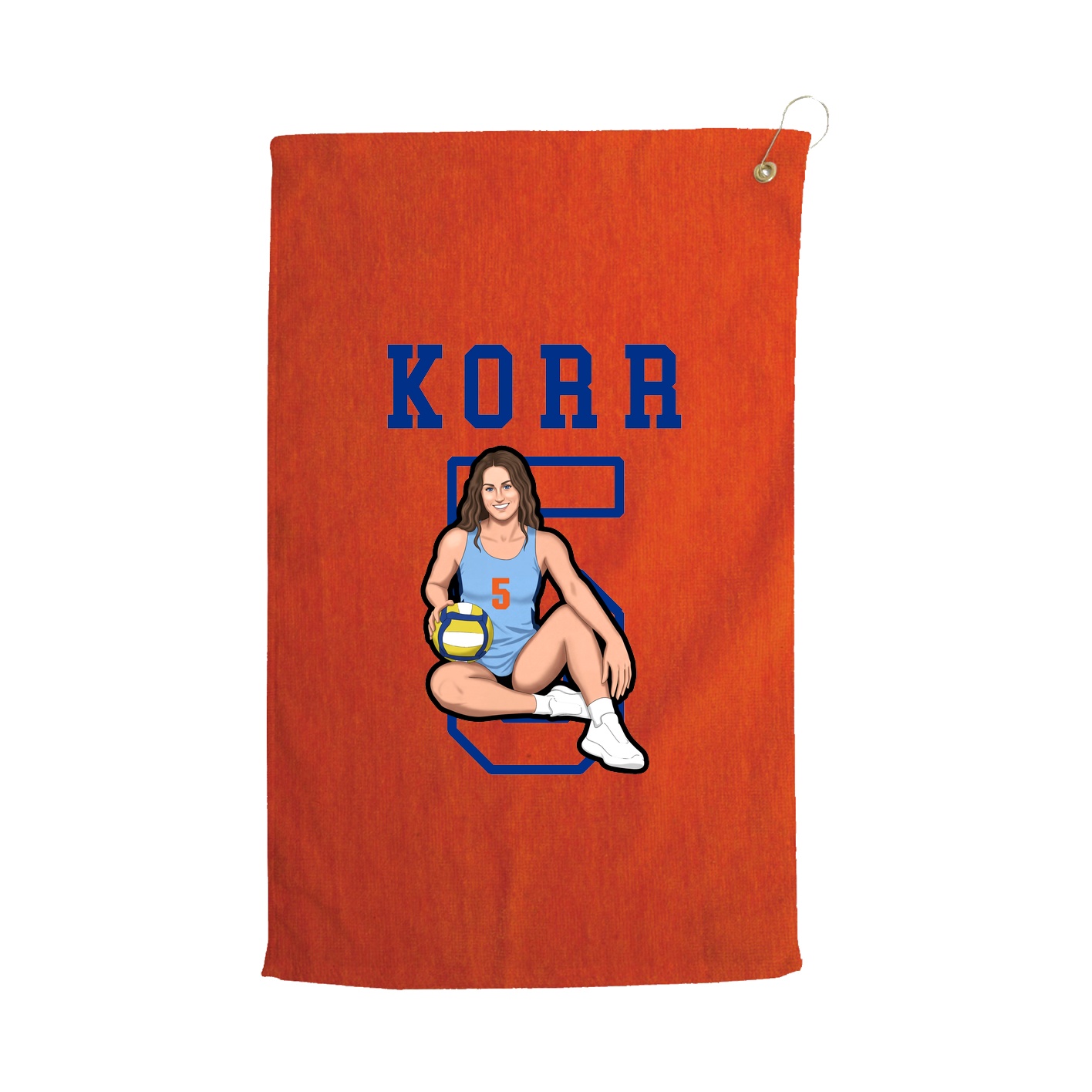 Golf Towel — Shirsey in Orange