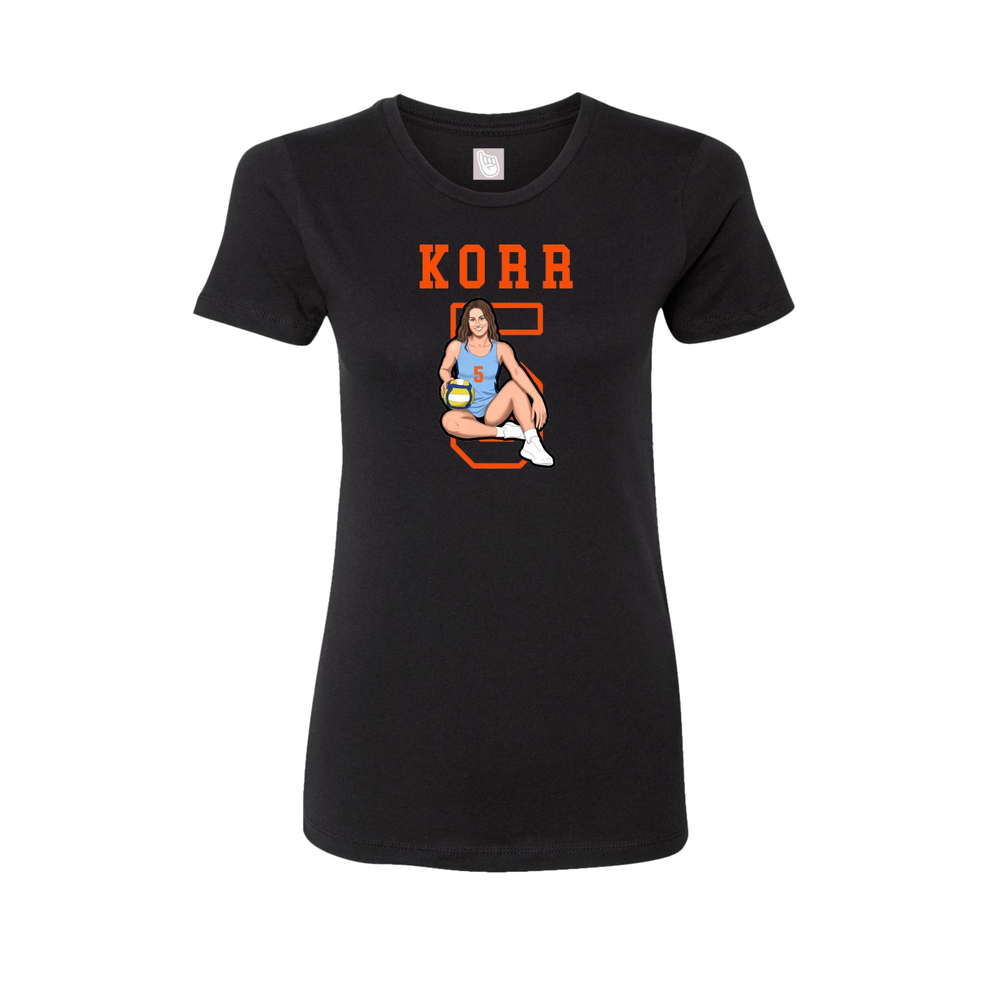 Fitted Women's Tee — Shirsey in Black