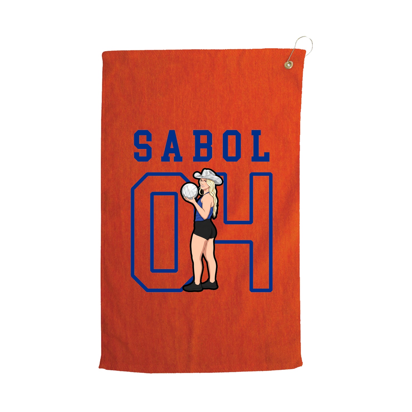 Golf Towel — Shirsey in Orange