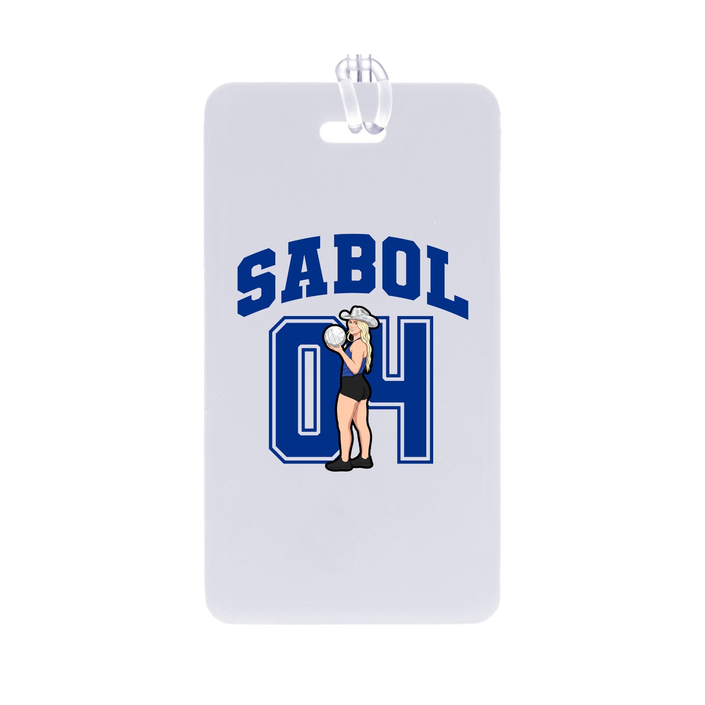 Bag Tag — Number in Classic