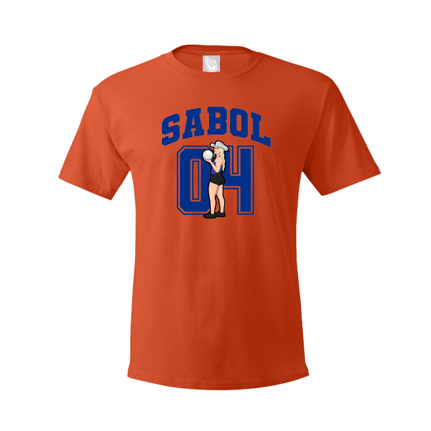 Tee — Number in Orange