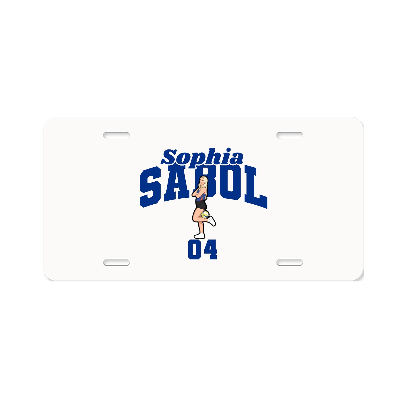License Plate — Signature Arch in Classic