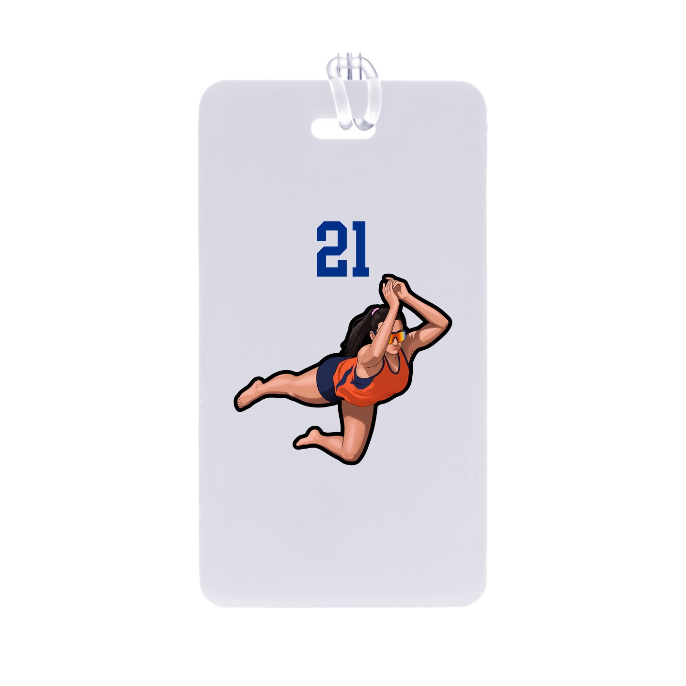 Bag Tag — Number Top in Classic