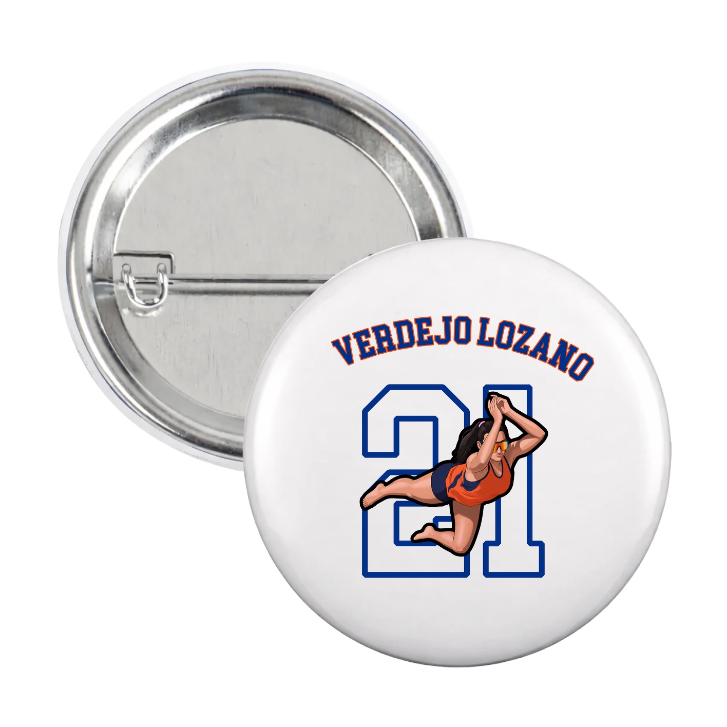 Game Day Button — Shirsey Arch in White