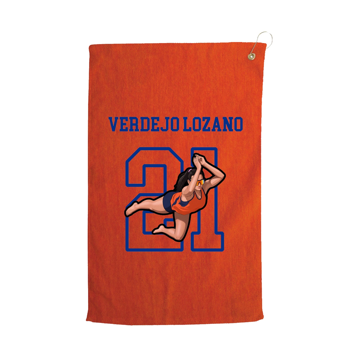 Golf Towel — Shirsey in Orange