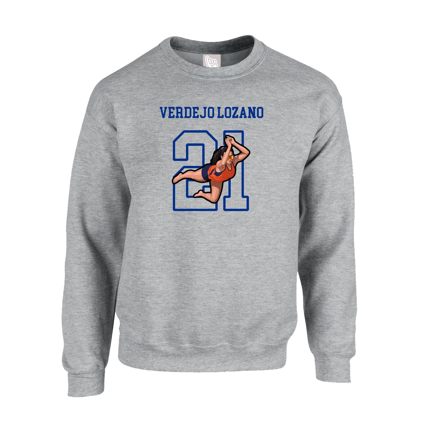 Fleece Crew — Shirsey in Grey