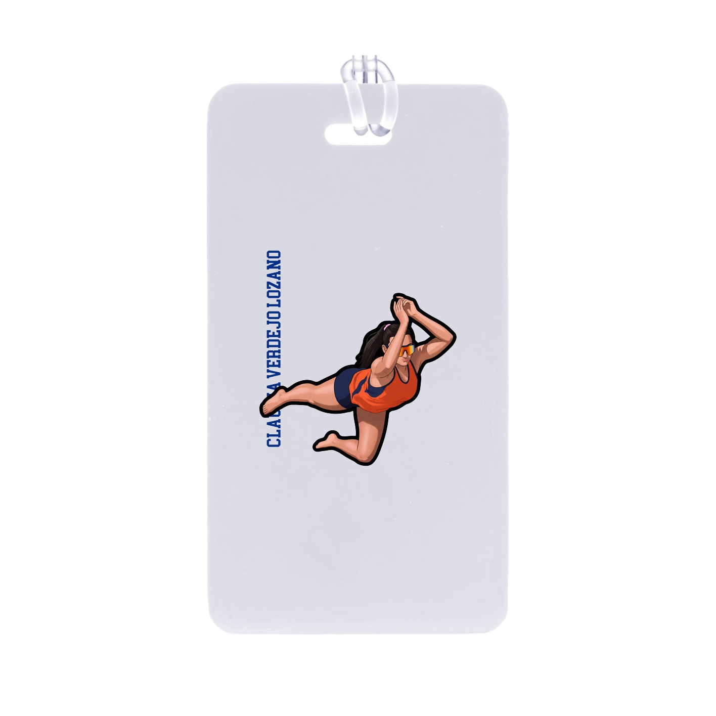 Bag Tag — Name Vertical in Classic