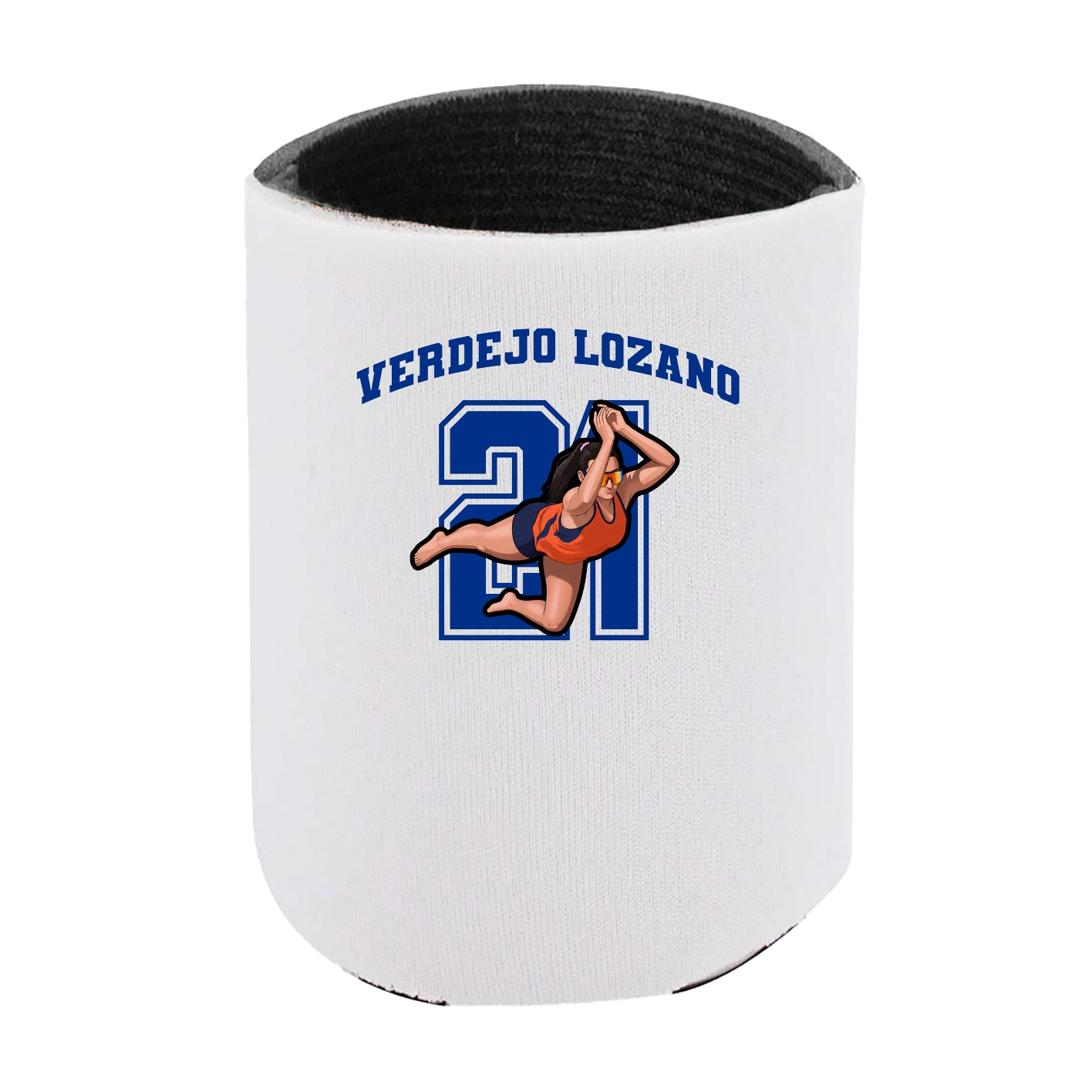 Can Holder — Number in White