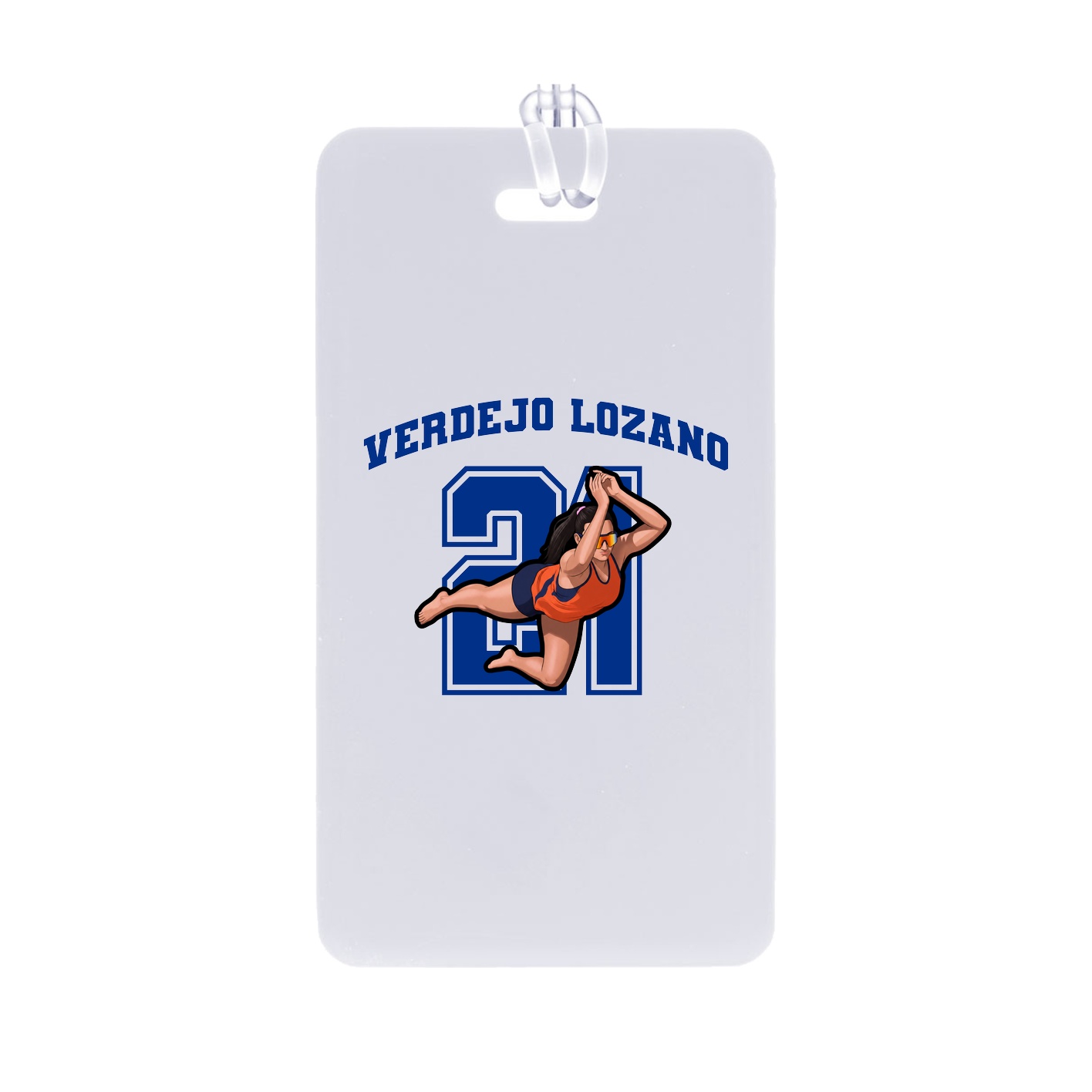 Bag Tag — Number in Classic