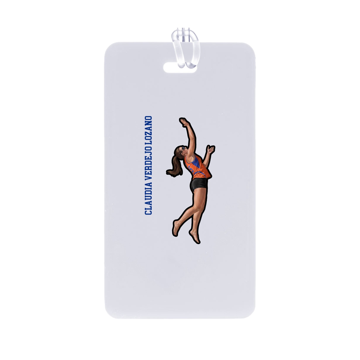 Bag Tag — Name Vertical in Classic