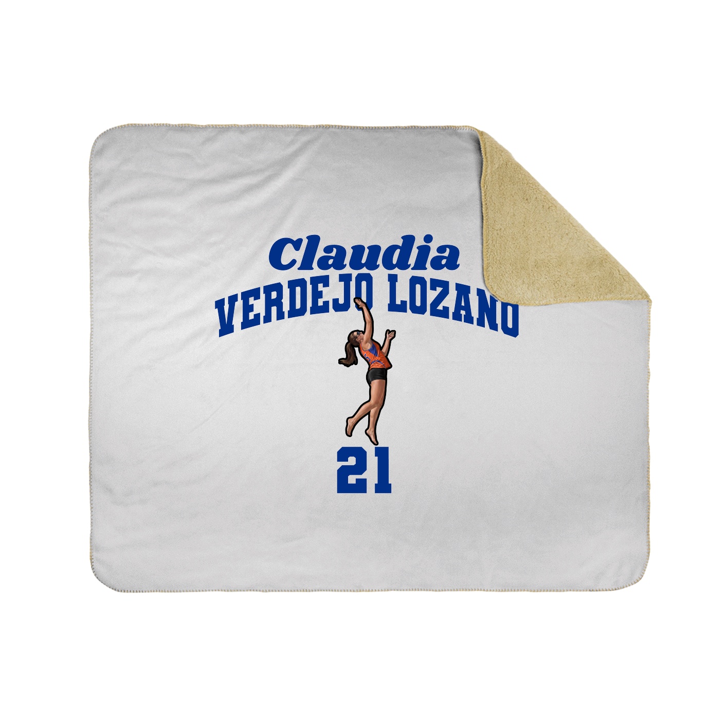 Throw Blanket — Signature Arch in White