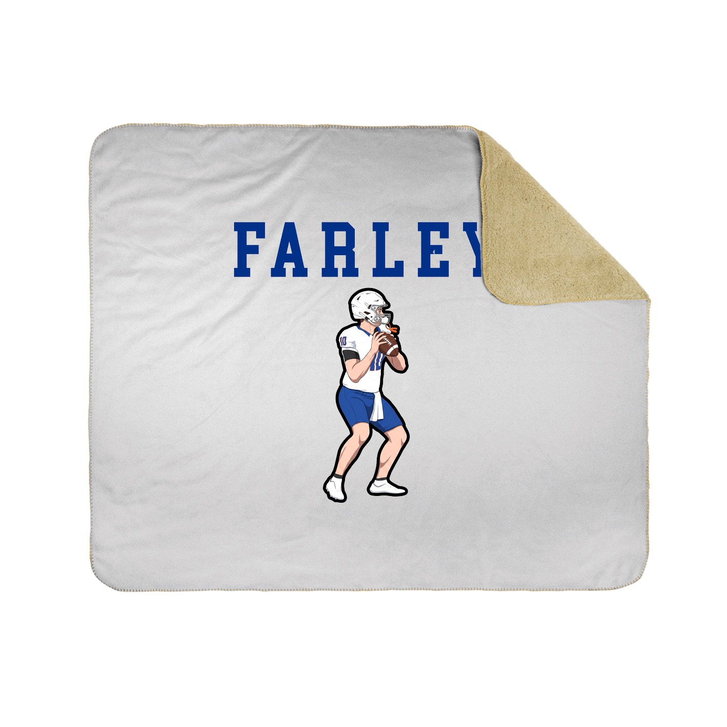 Throw Blanket — Shirsey in White