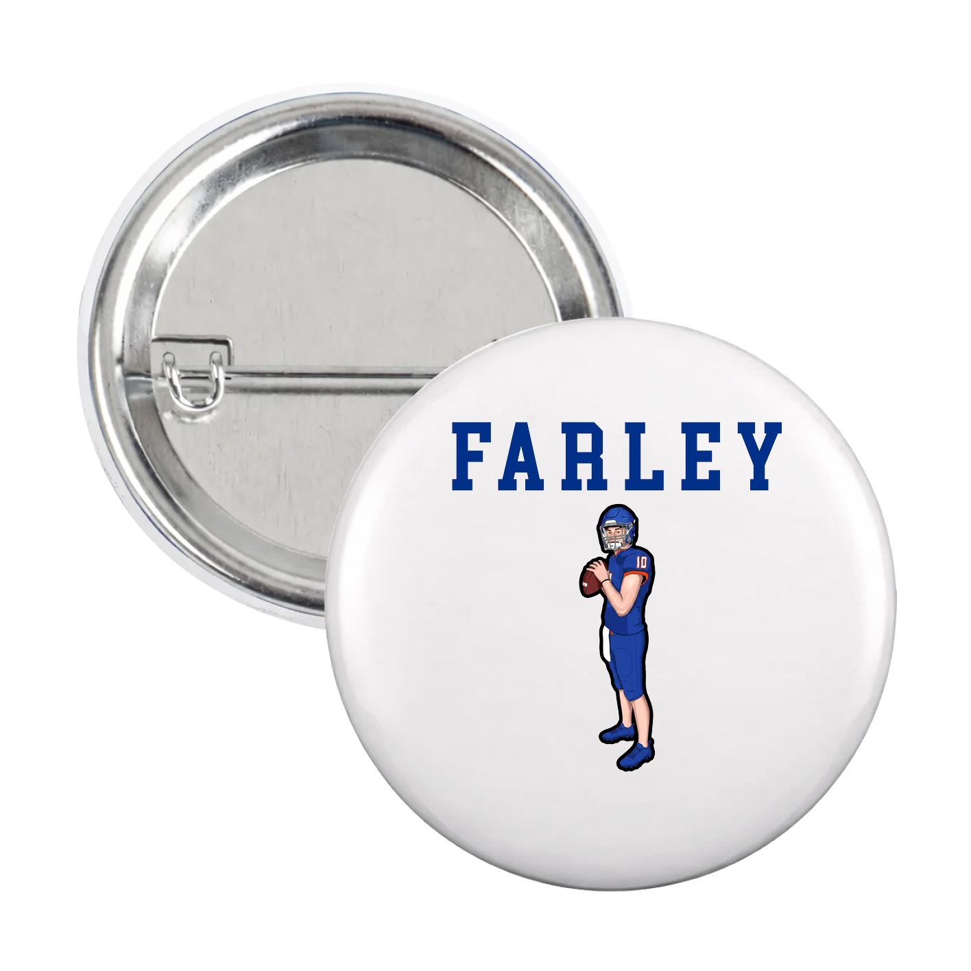 Game Day Button — Shirsey in White