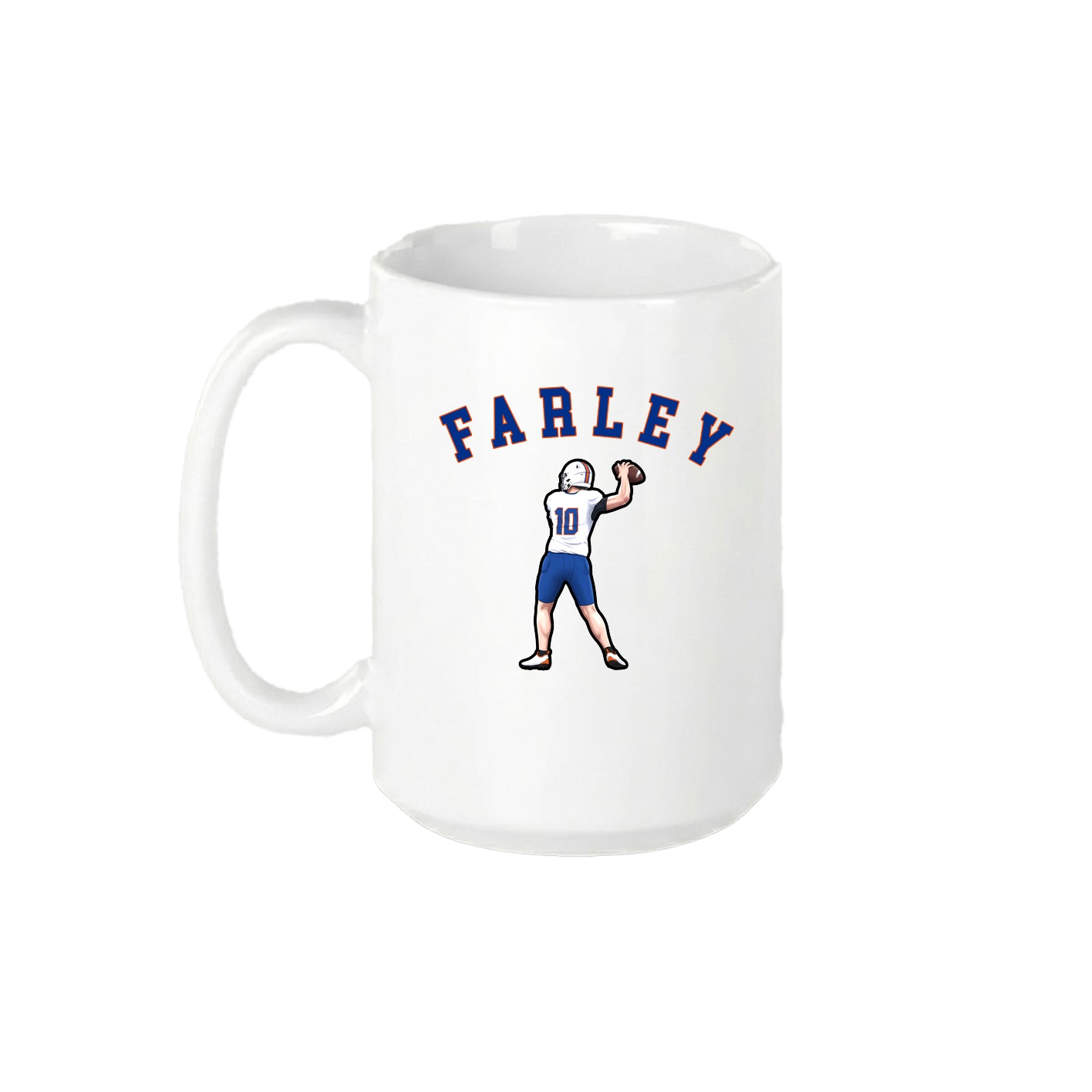 15oz Coffee Mug — Shirsey Arch in White