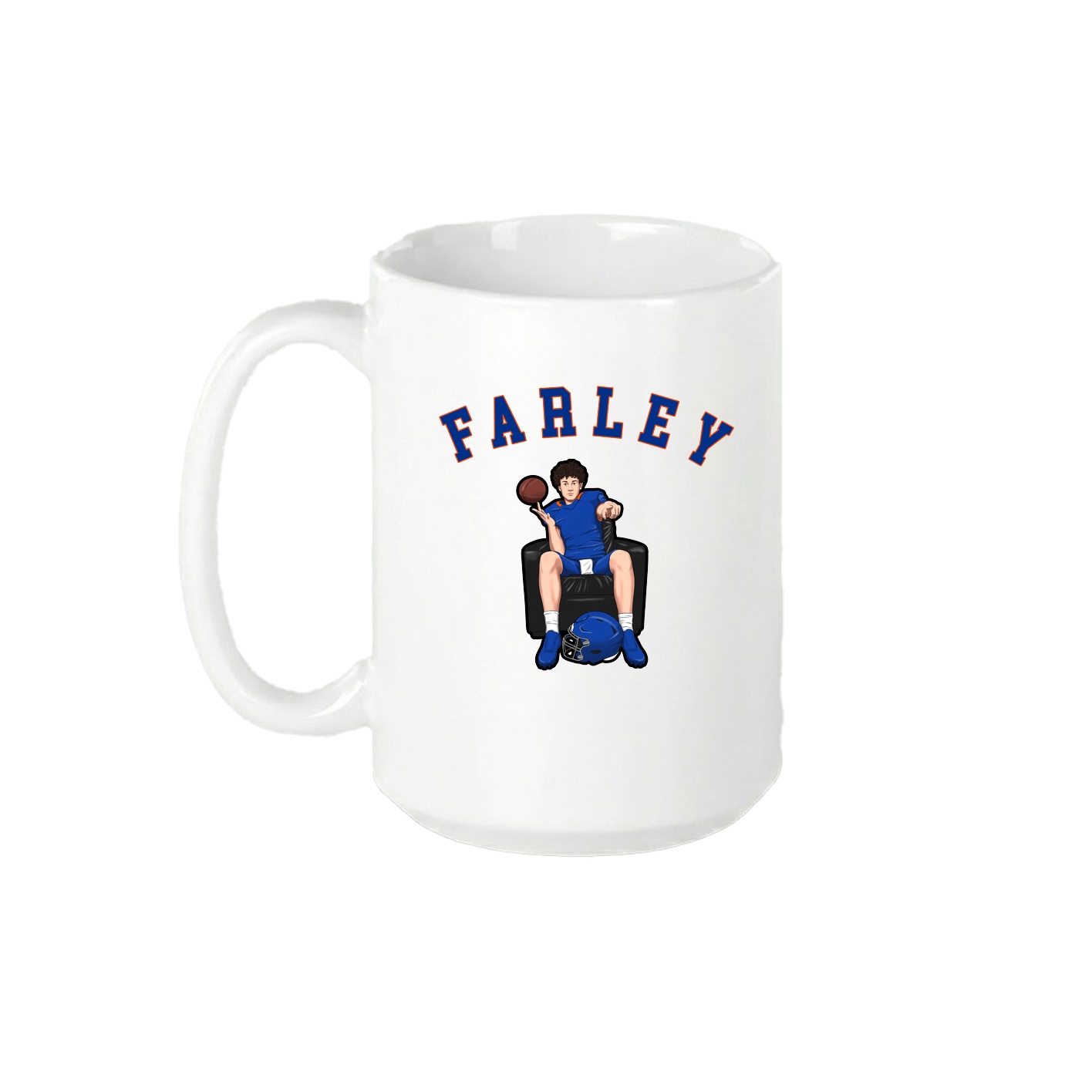 15oz Coffee Mug — Shirsey Arch in White